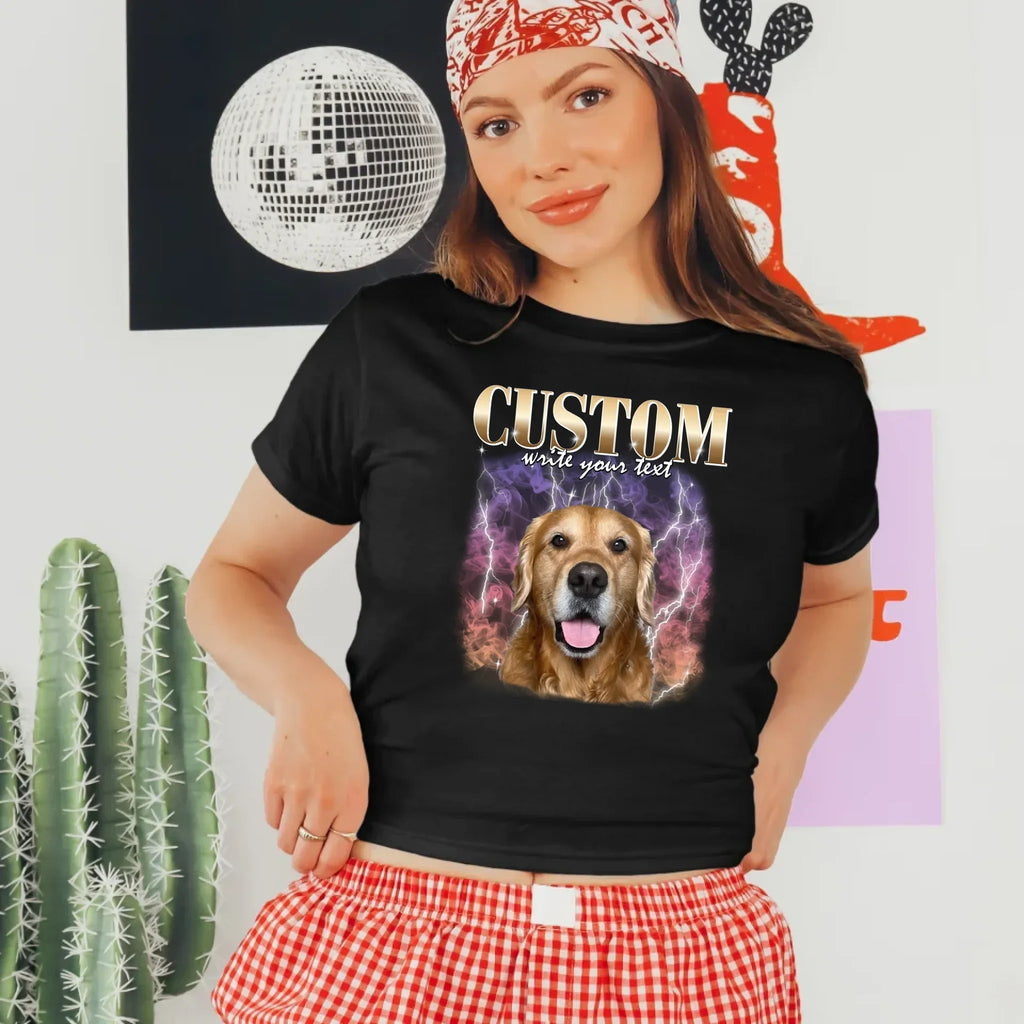 Personalized Vintage Style Baby Tee