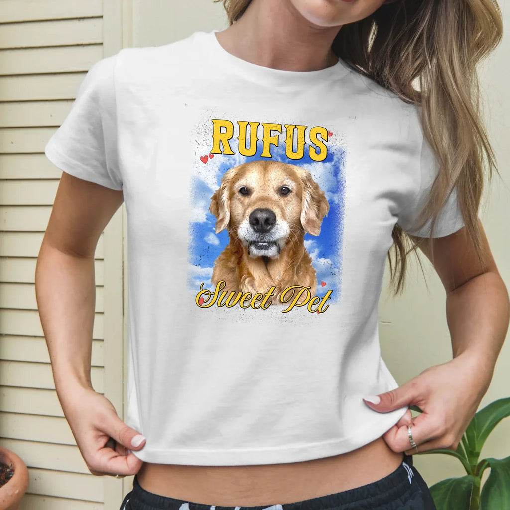 Personalized Photo and Backdrop Baby Tee