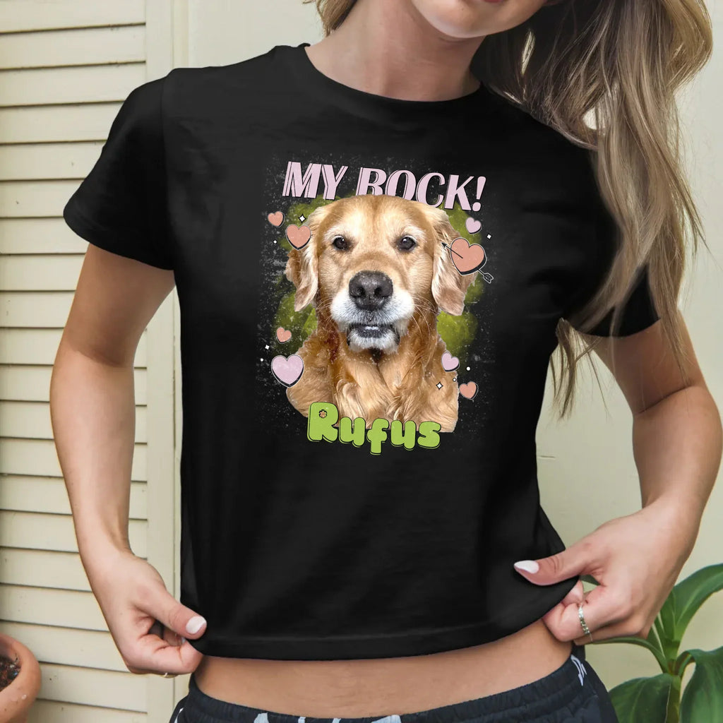 Personalized Love Hearts Baby Tee