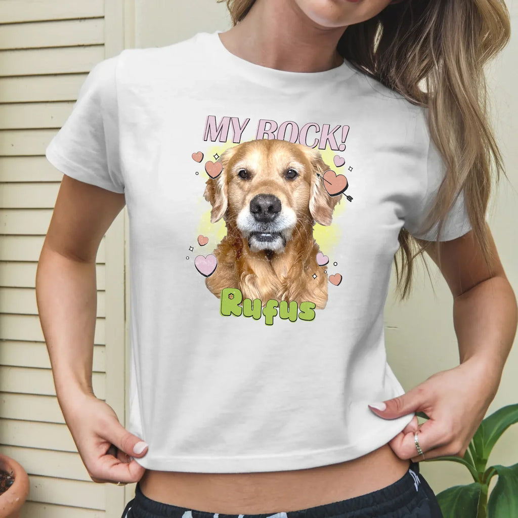 Personalized Love Hearts Baby Tee