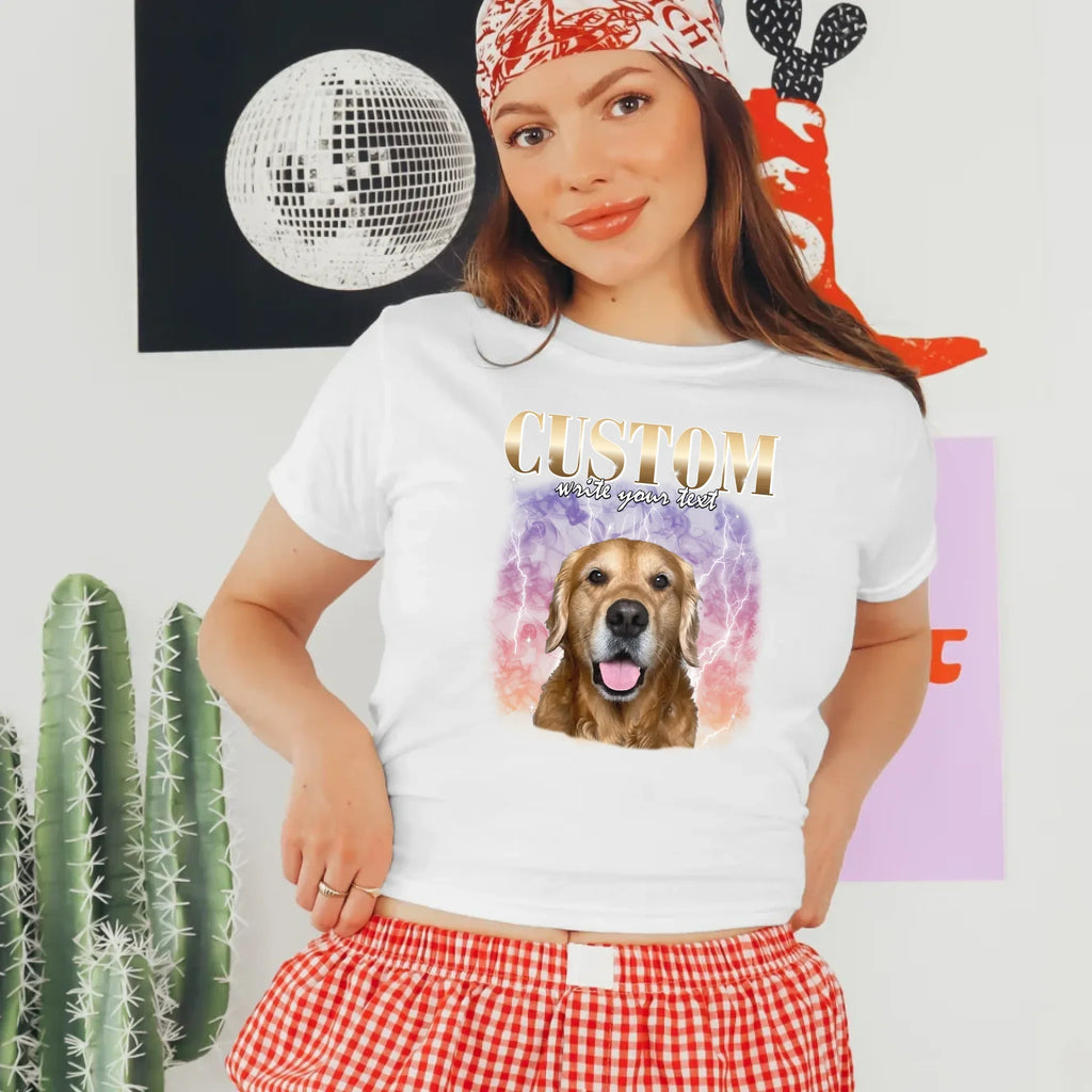 Personalized Vintage Style Baby Tee
