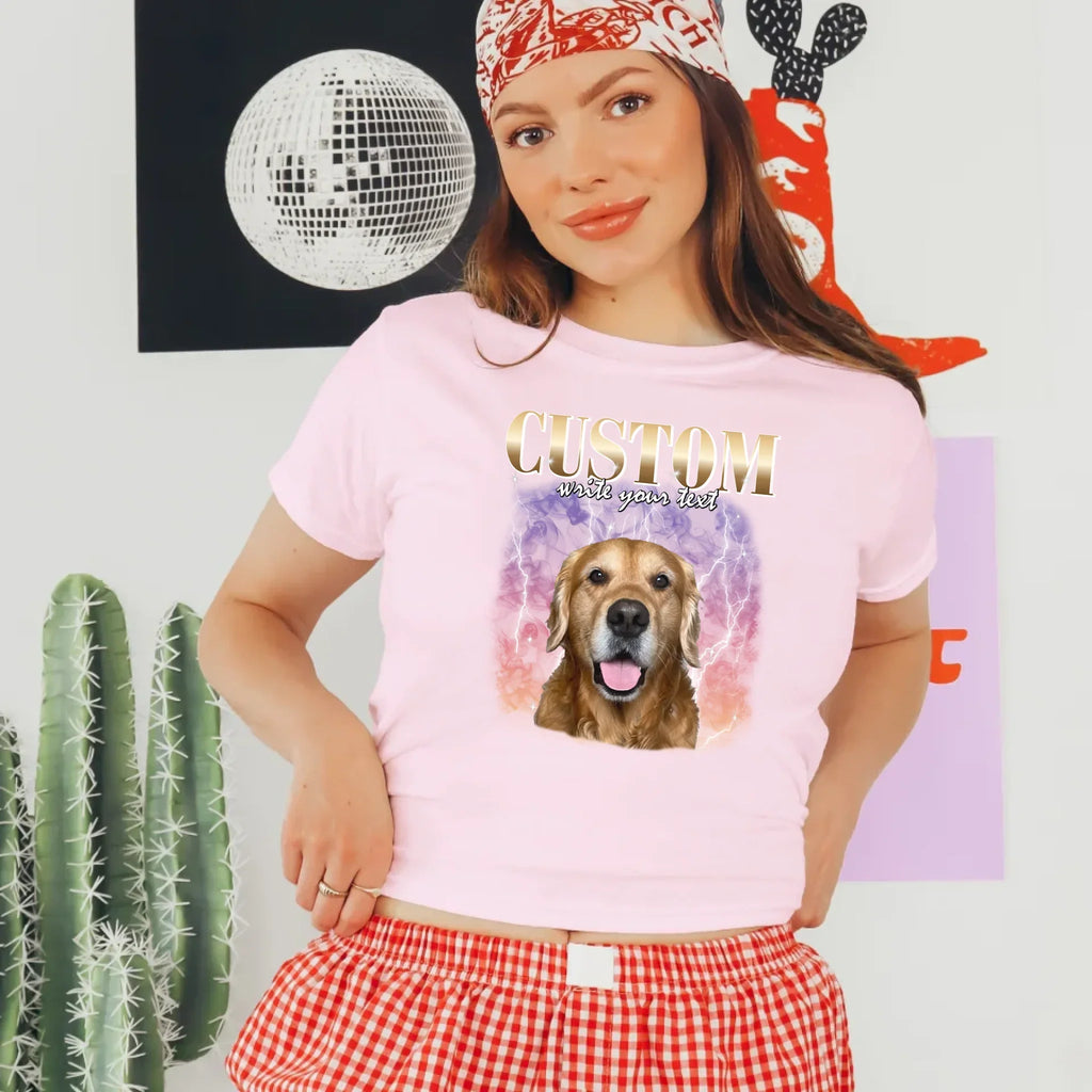 Personalized Vintage Style Baby Tee