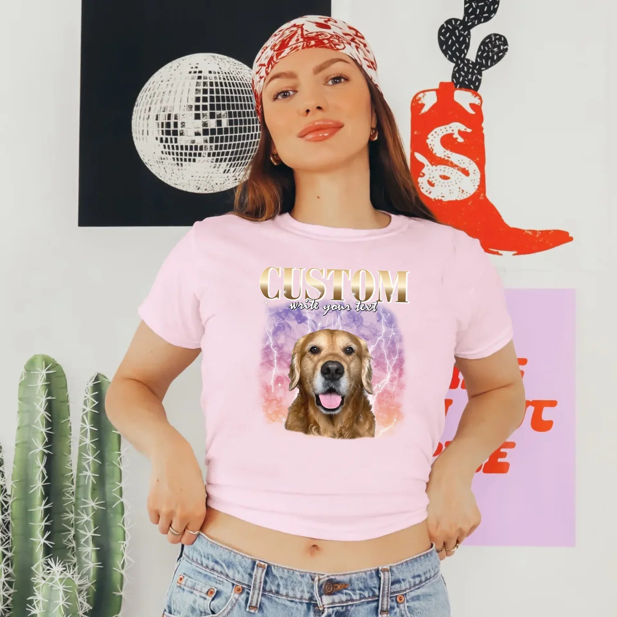 Personalized Vintage Style Baby Tee