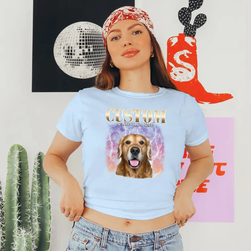 Personalized Vintage Style Baby Tee