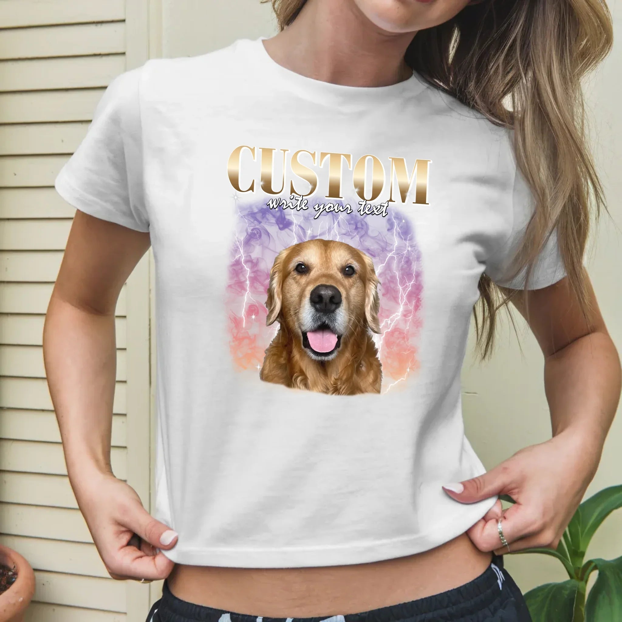 Personalized Vintage Style Baby Tee