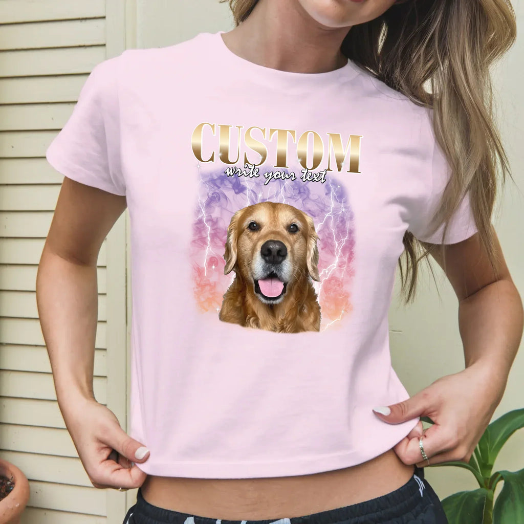 Personalized Vintage Style Baby Tee