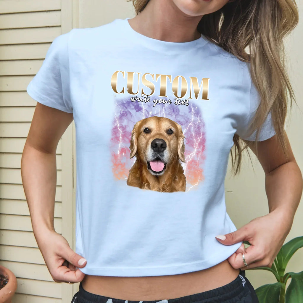 Personalized Vintage Style Baby Tee