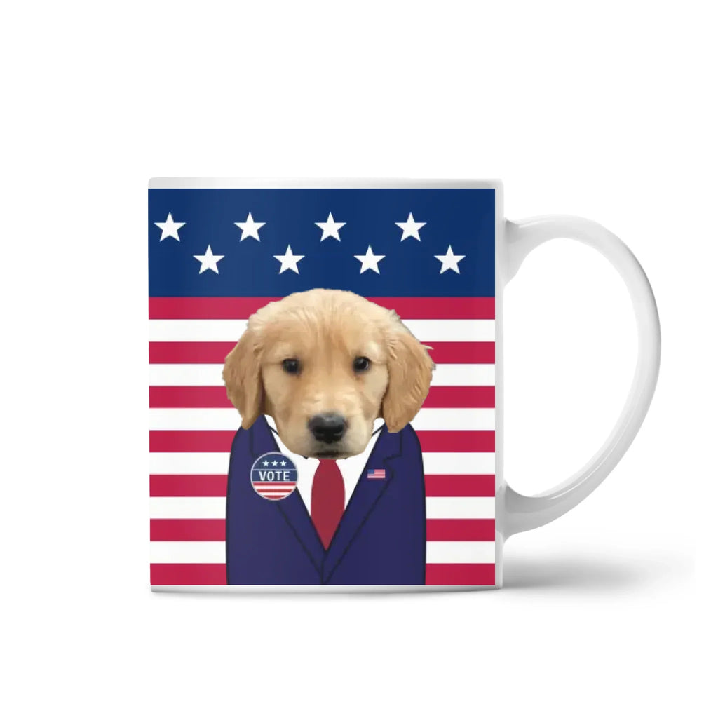 Personalized President Pet Photo Mug