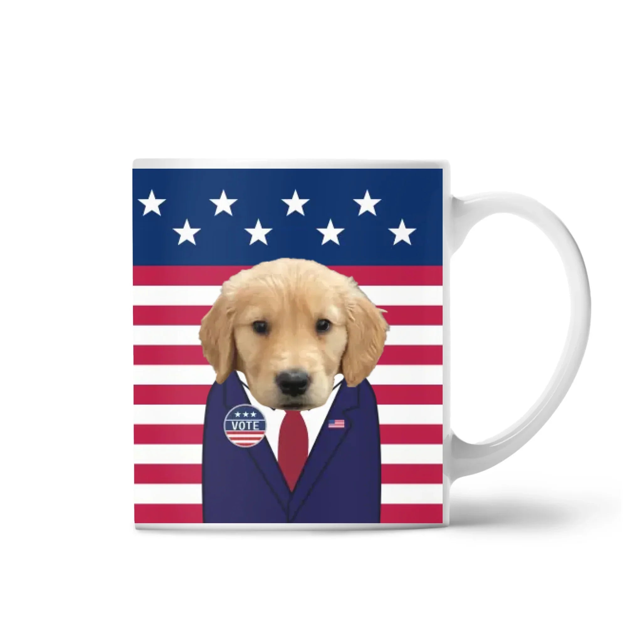 Personalized President Pet Photo Mug