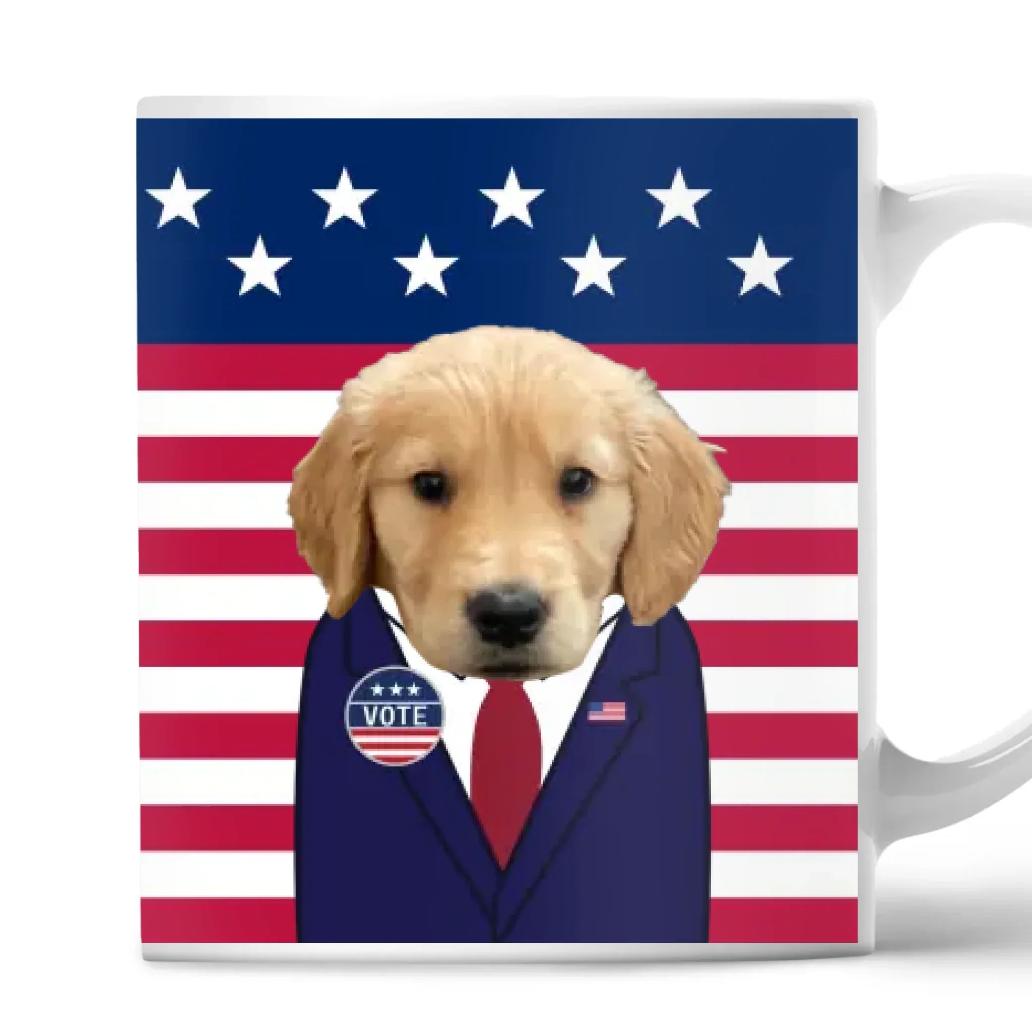 Personalized President Pet Photo Mug