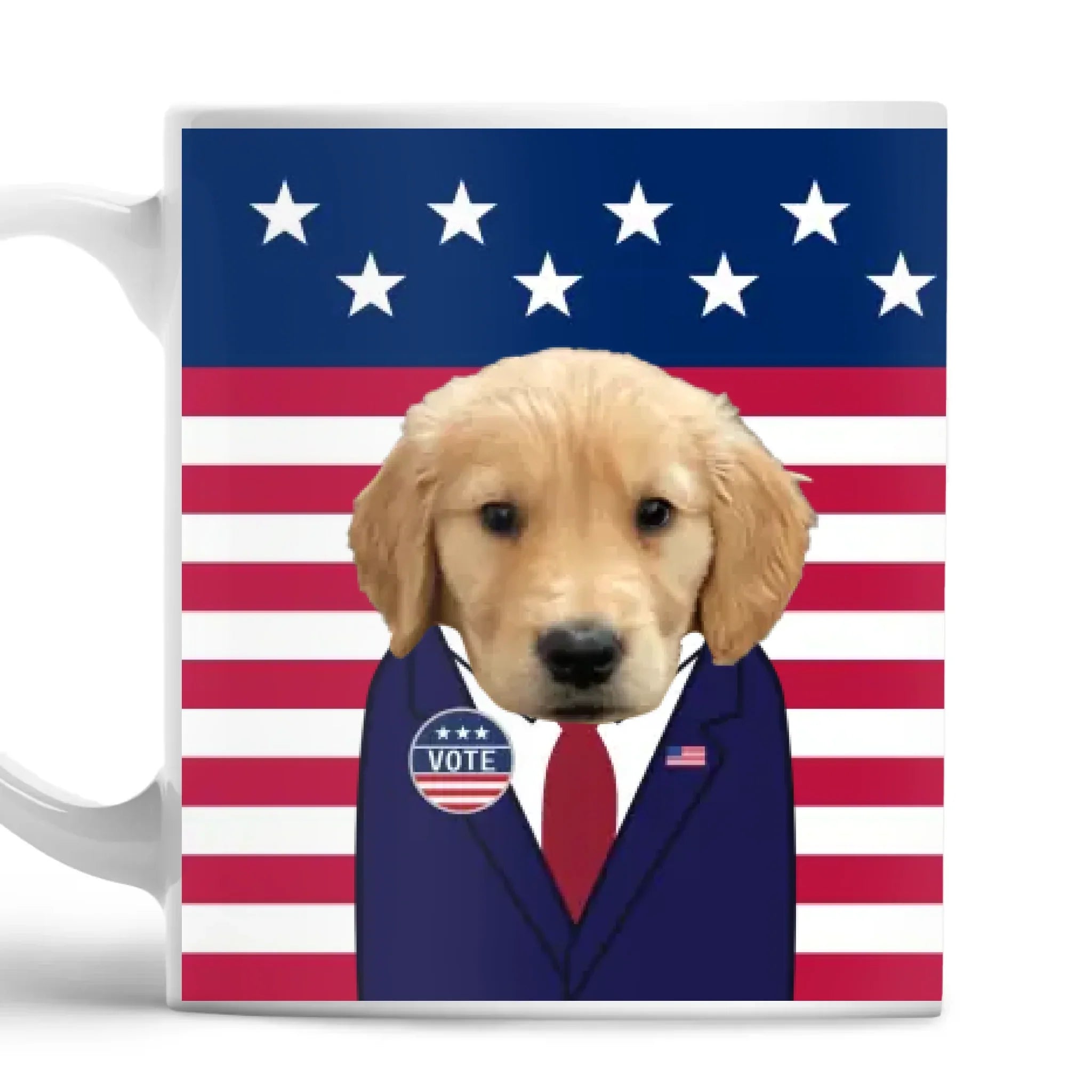 Personalized President Pet Photo Mug