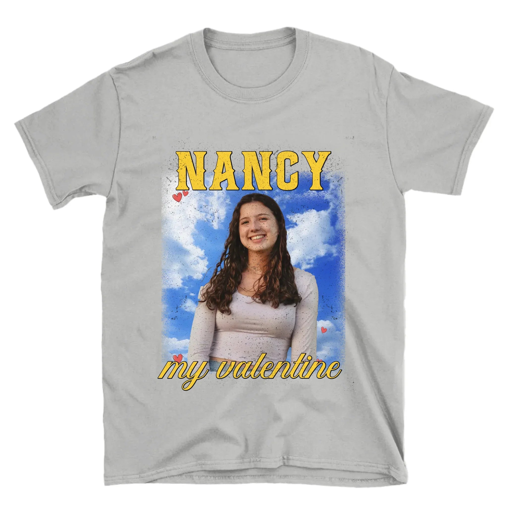 Personalized Valentines Photo Upload T-Shirt