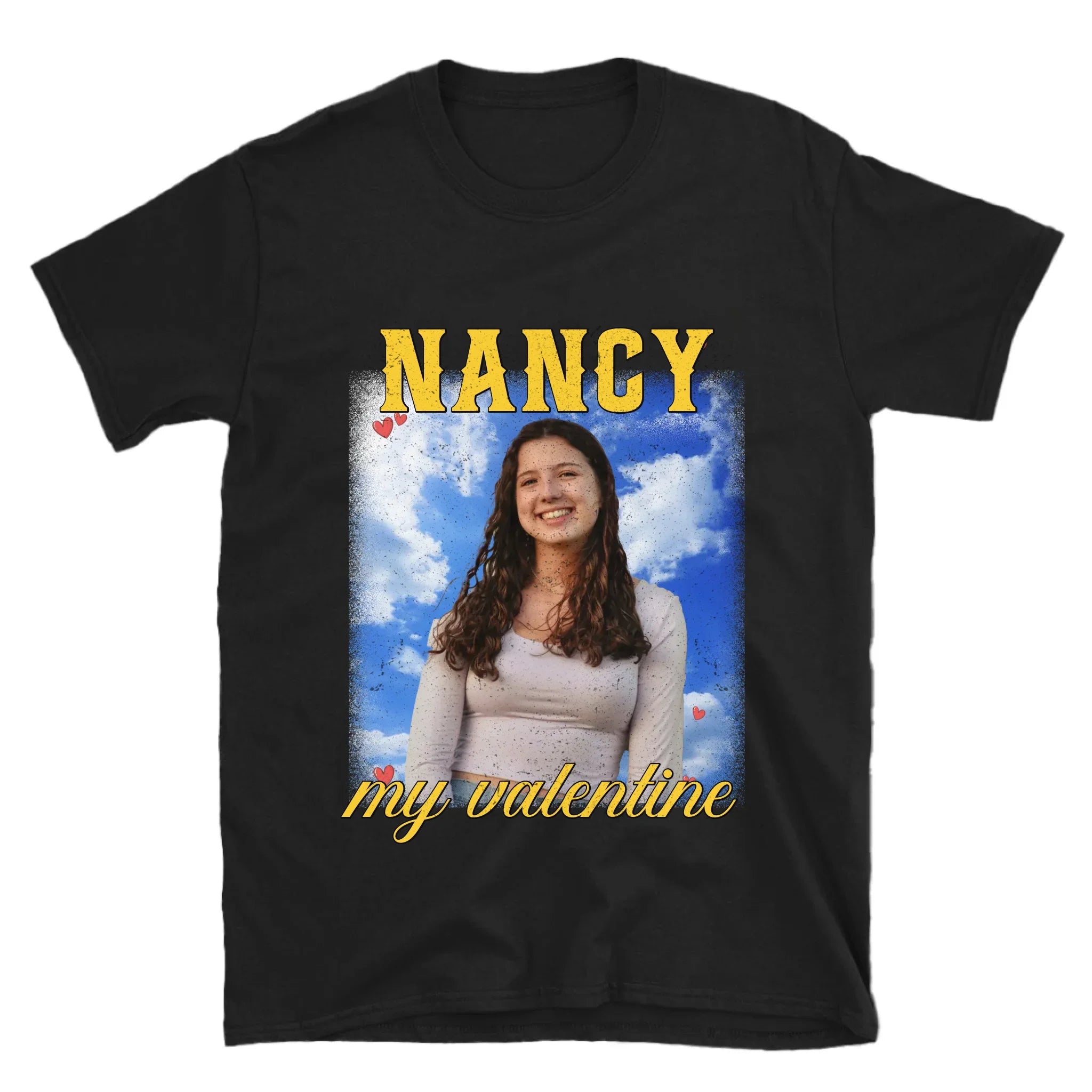 Personalized Valentines Photo Upload T-Shirt