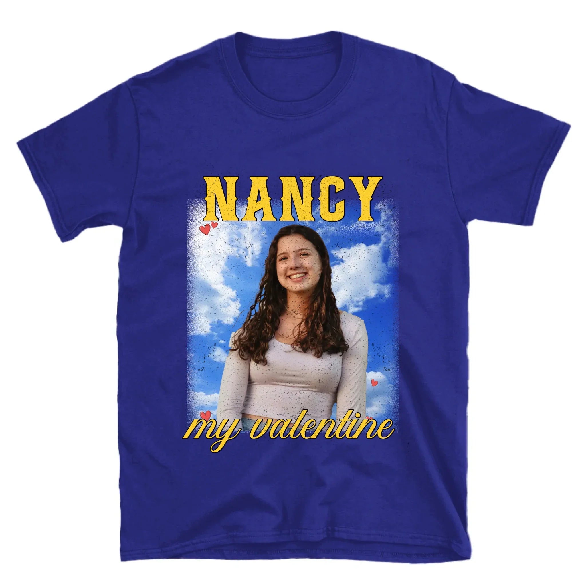 Personalized Valentines Photo Upload T-Shirt