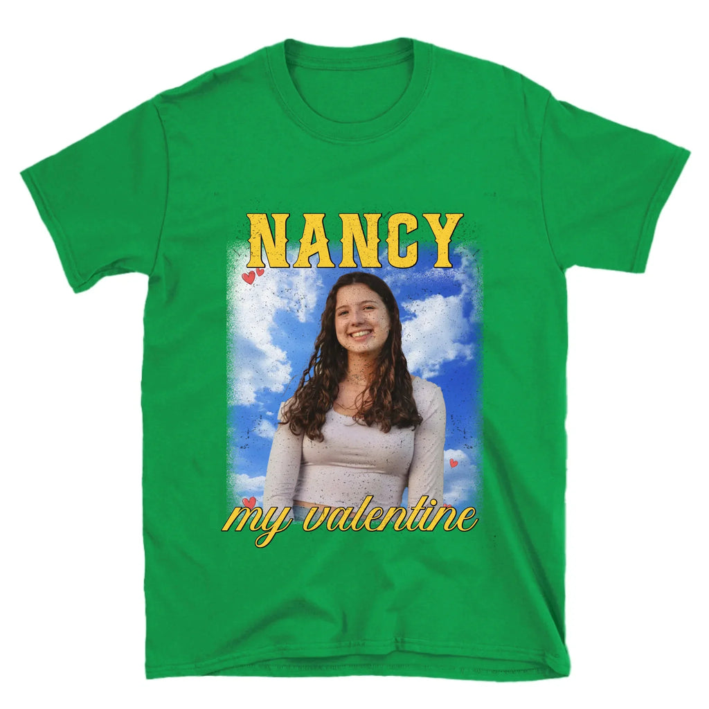 Personalized Valentines Photo Upload T-Shirt