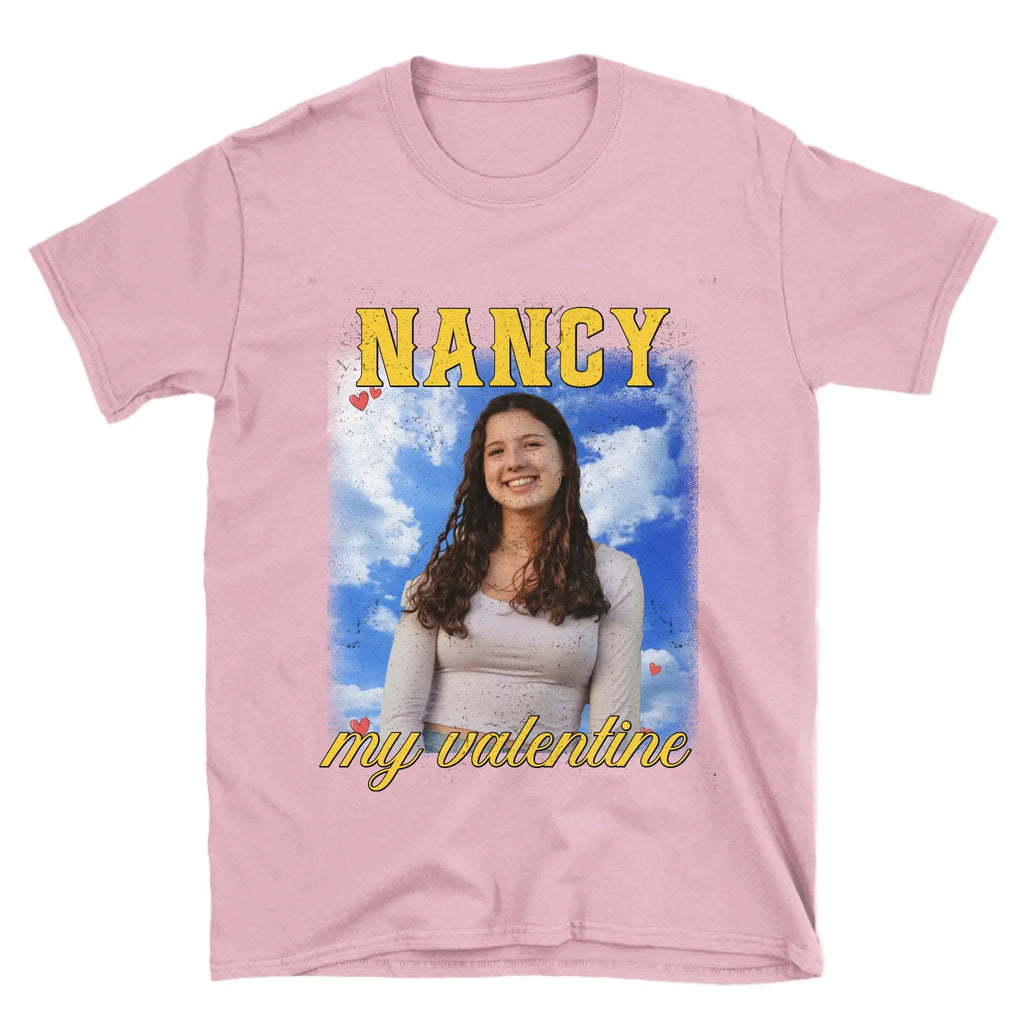 Personalized Valentines Photo Upload T-Shirt
