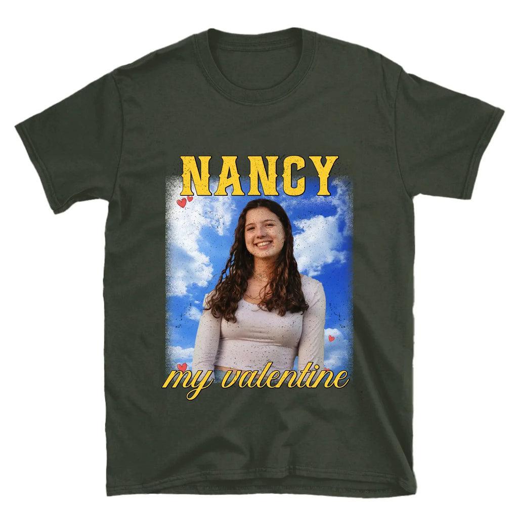 Personalized Valentines Photo Upload T-Shirt