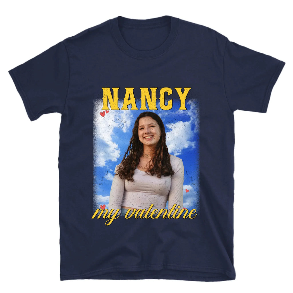 Personalized Valentines Photo Upload T-Shirt