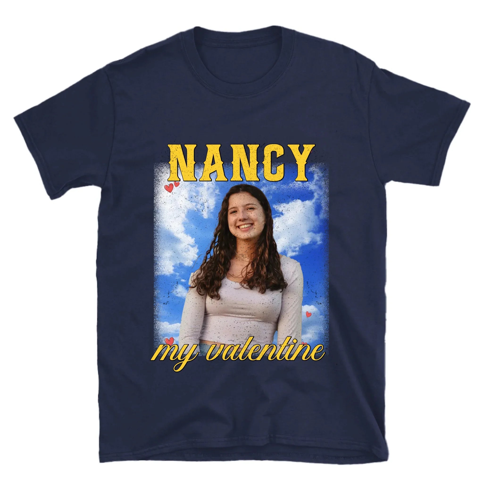 Personalized Valentines Photo Upload T-Shirt