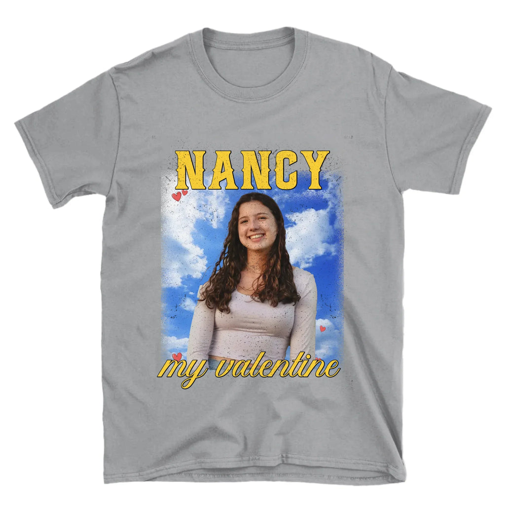 Personalized Valentines Photo Upload T-Shirt