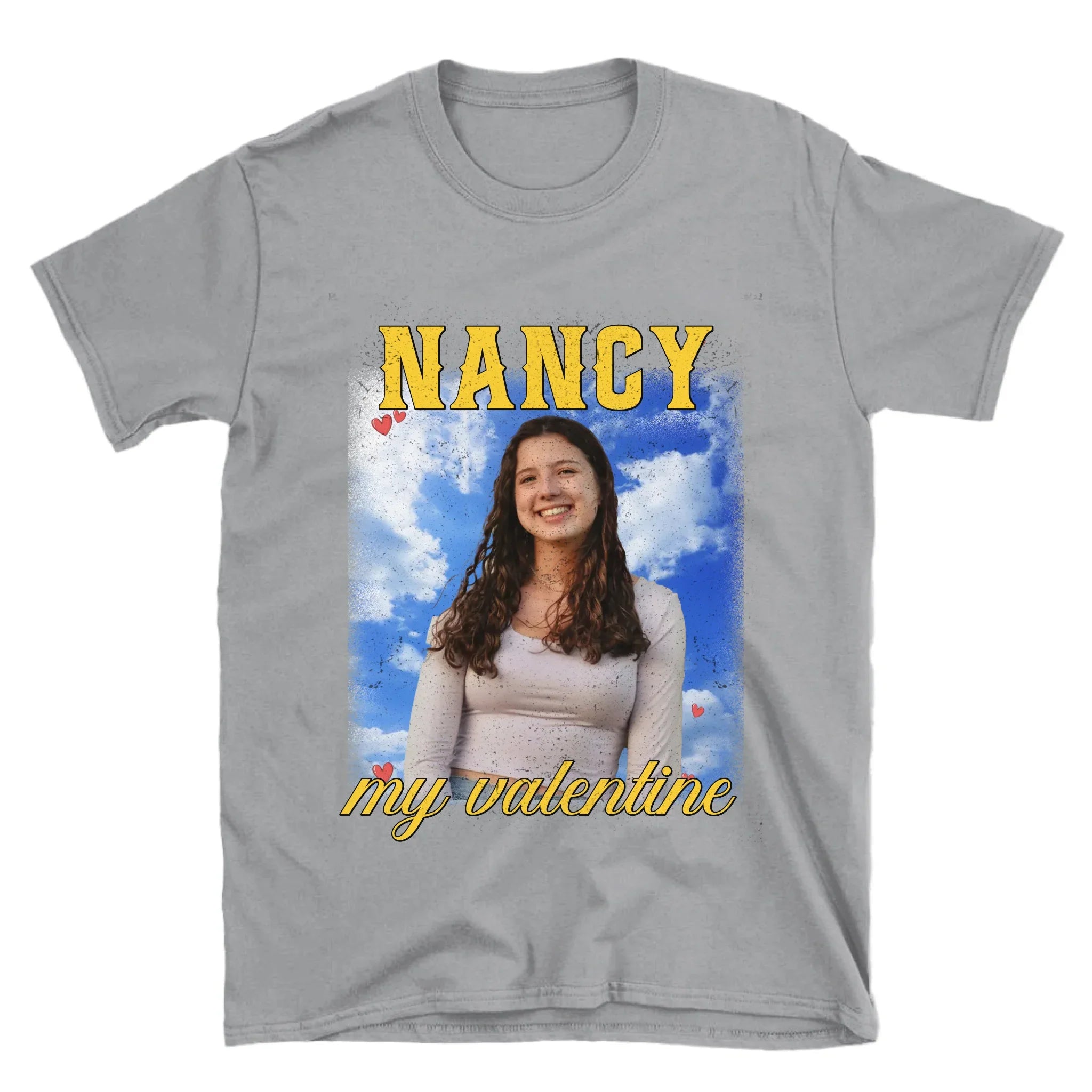 Personalized Valentines Photo Upload T-Shirt