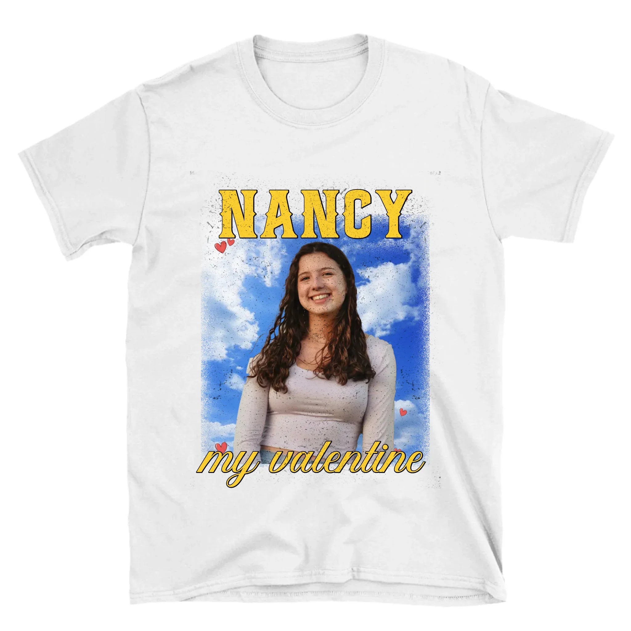 Personalized Valentines Photo Upload T-Shirt