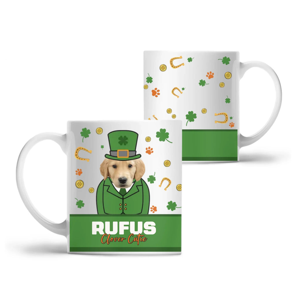 Personalized St. Patrick's Day Pet Photo Mug