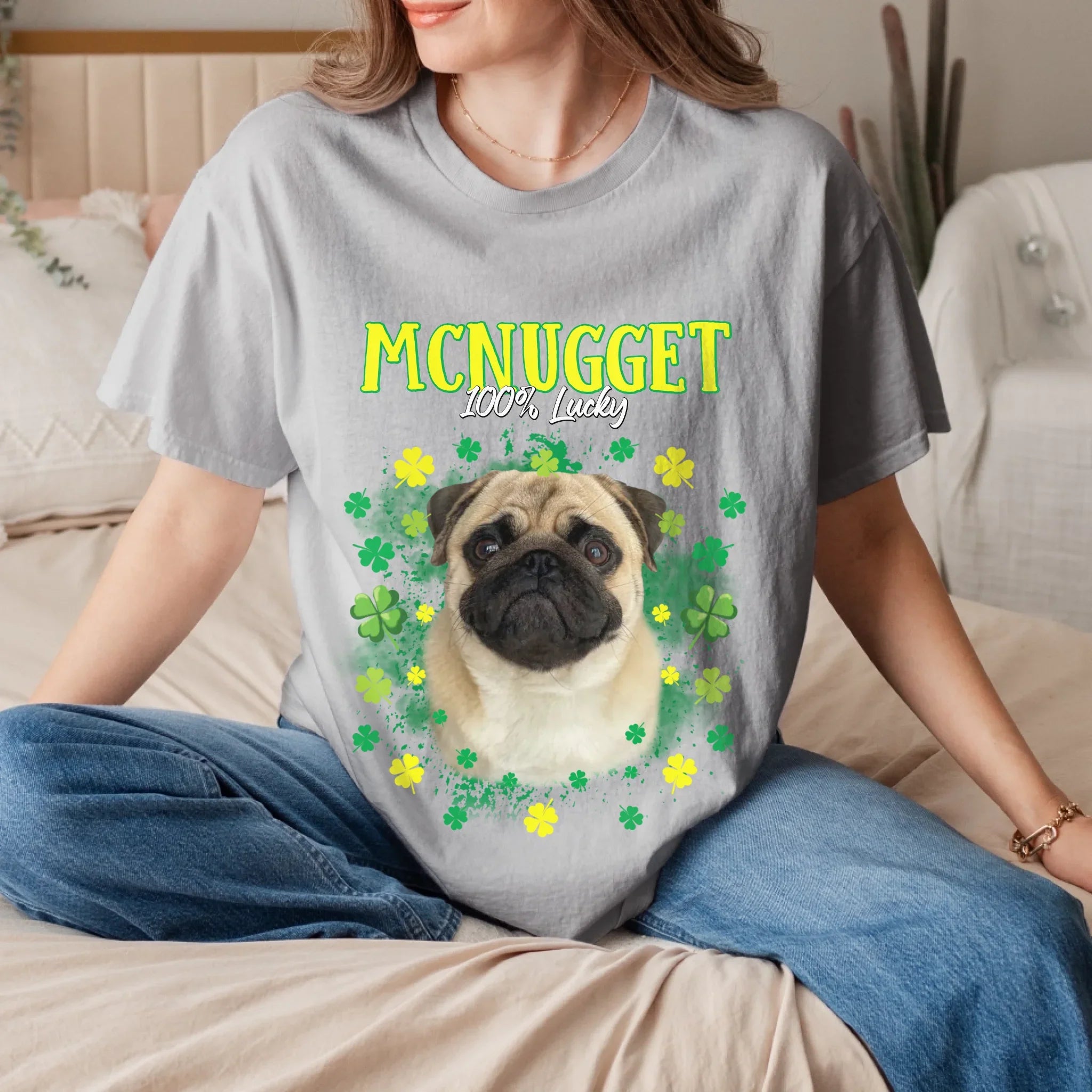 Personalized St. Patrick's Day Clover T-Shirt