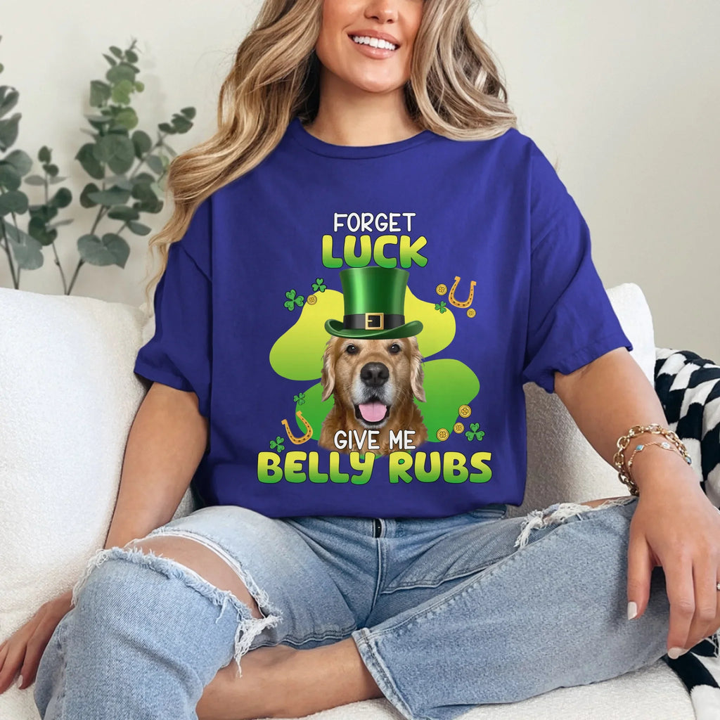 Personalized Leprechaun Pet Photo T-Shirt