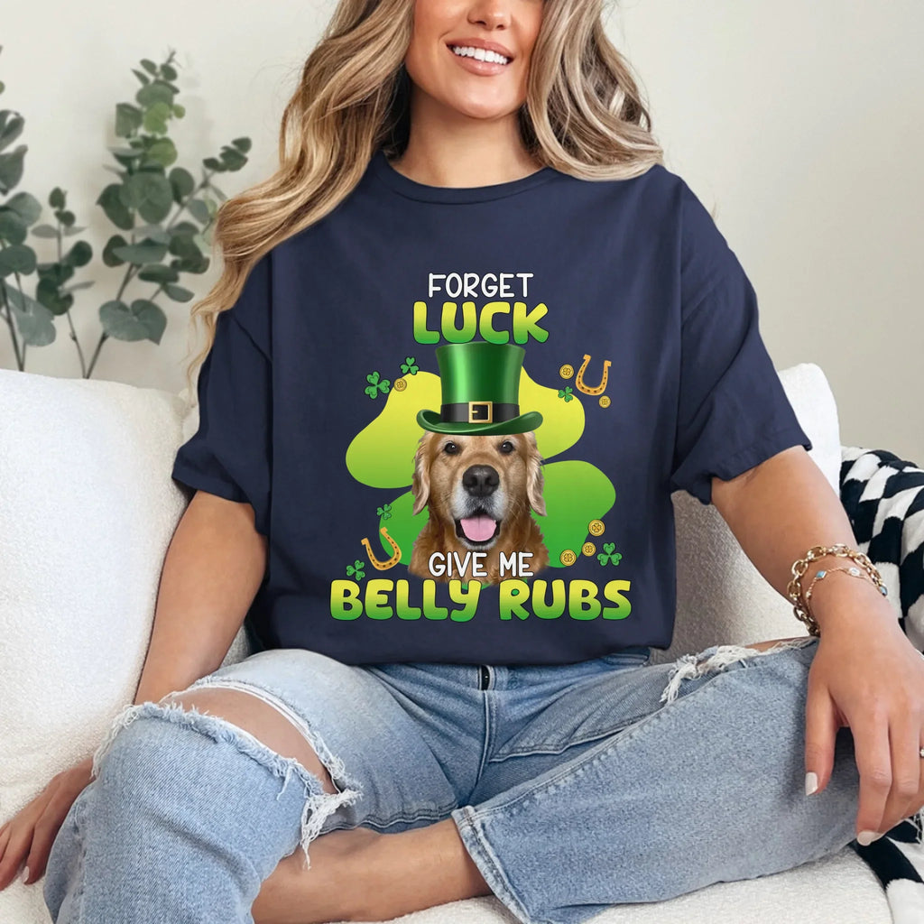 Personalized Leprechaun Pet Photo T-Shirt
