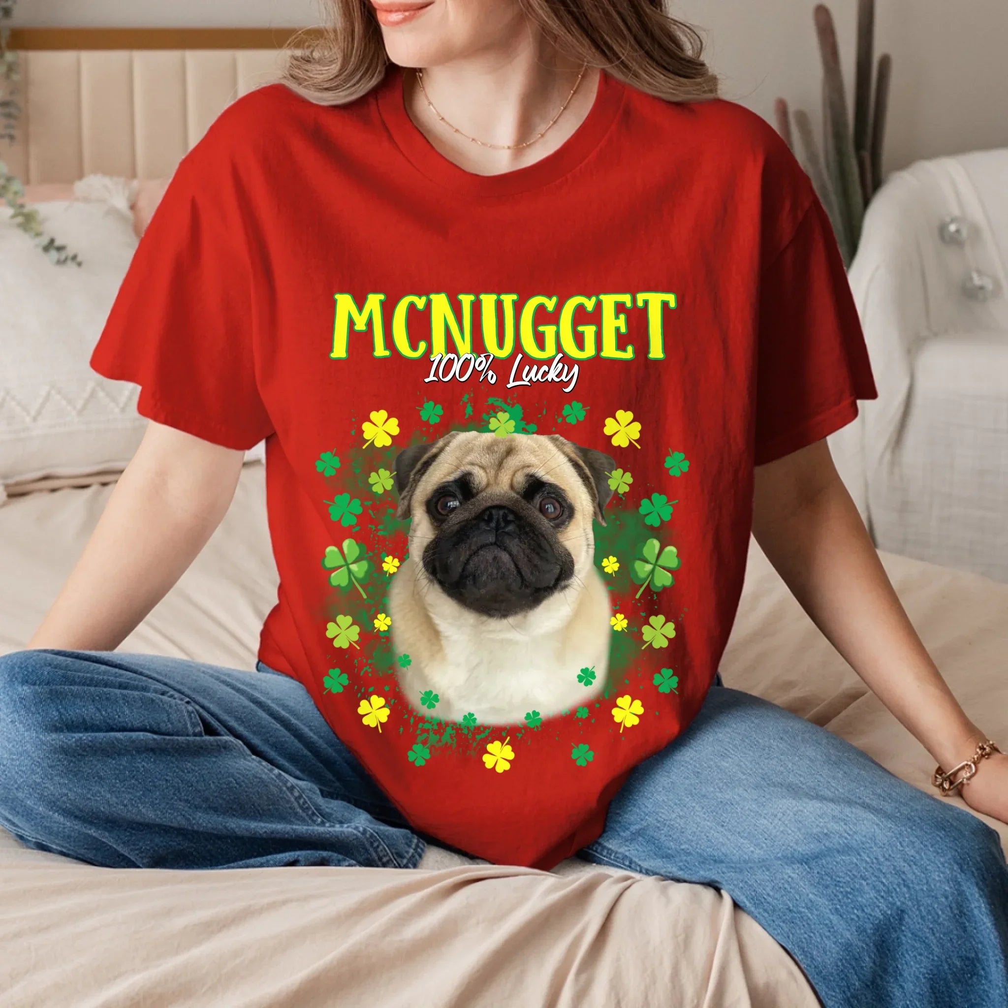Personalized St. Patrick's Day Clover T-Shirt