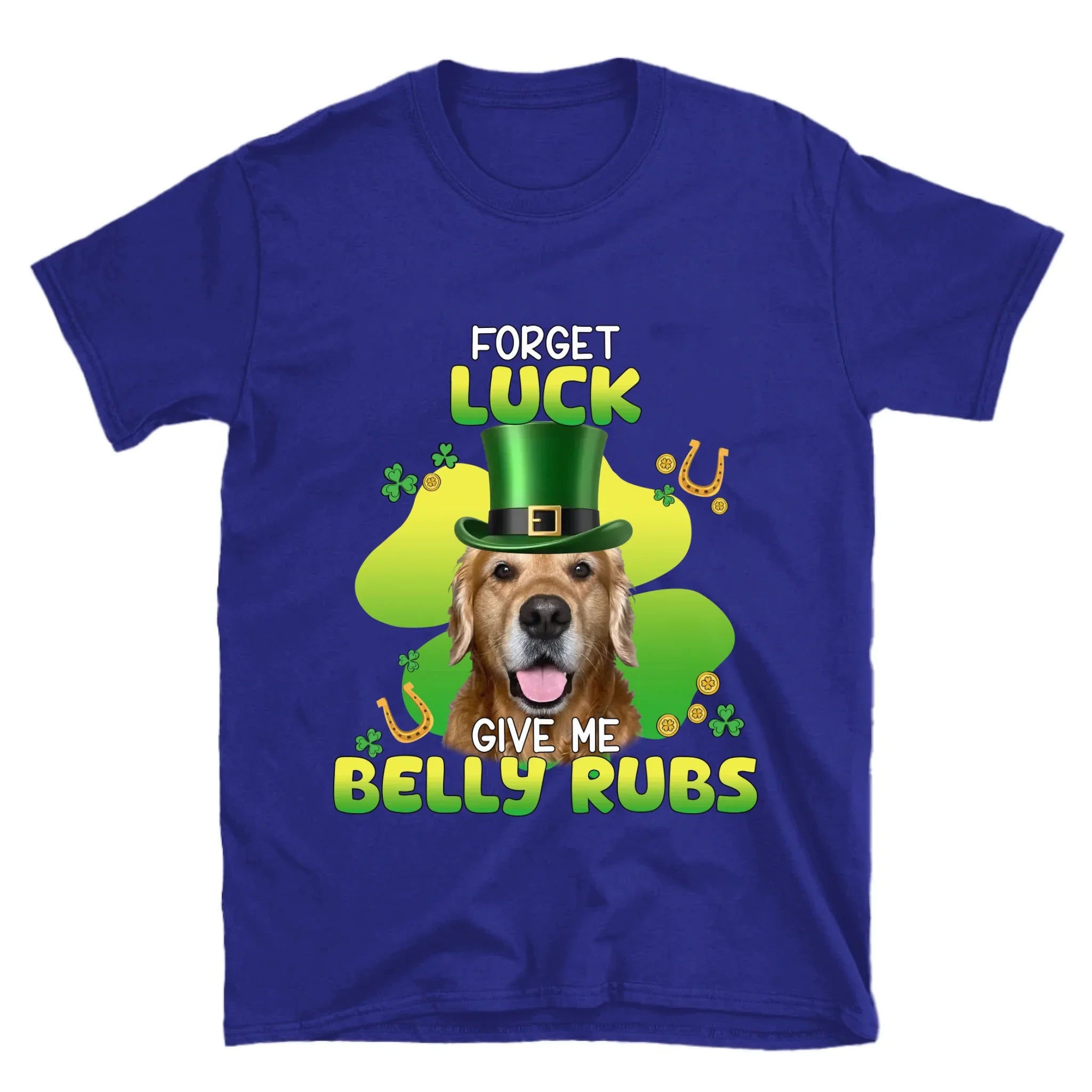 Personalized Leprechaun Pet Photo T-Shirt