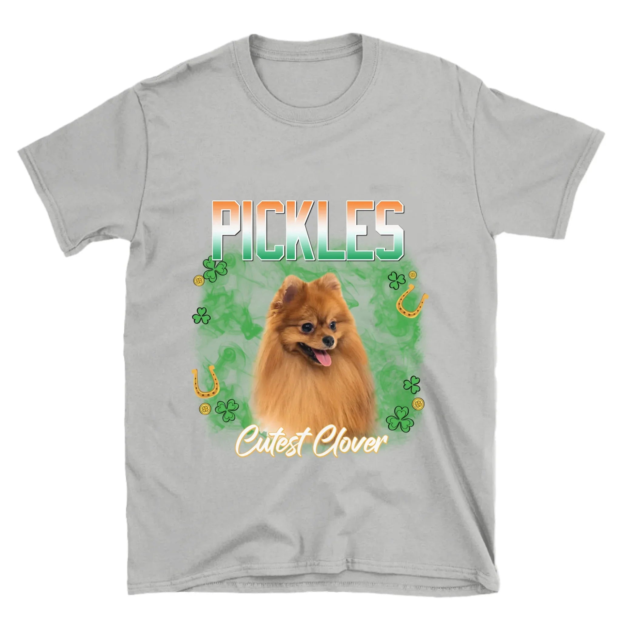 Personalized St. Patrick's Day Pet Photo T-Shirt
