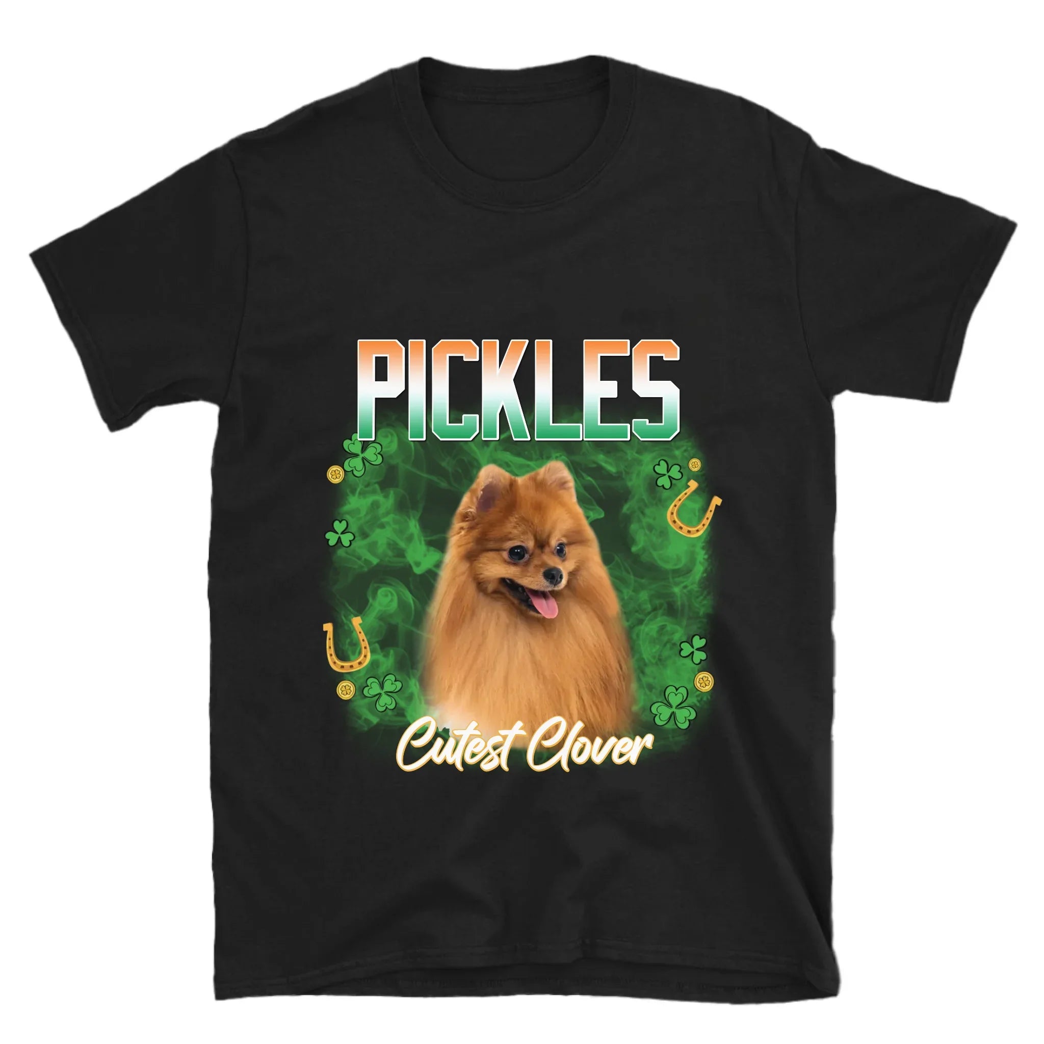 Personalized St. Patrick's Day Pet Photo T-Shirt