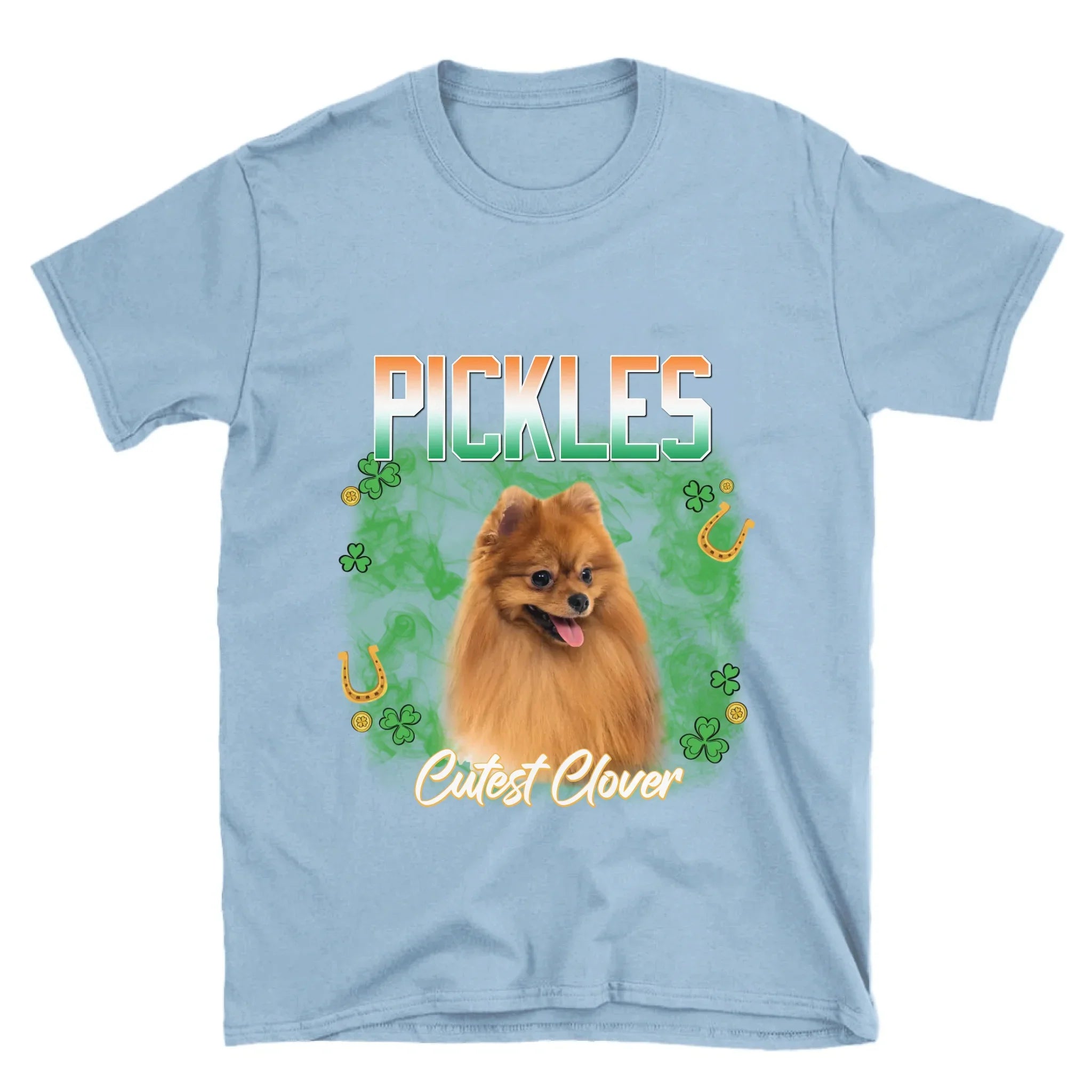 Personalized St. Patrick's Day Pet Photo T-Shirt