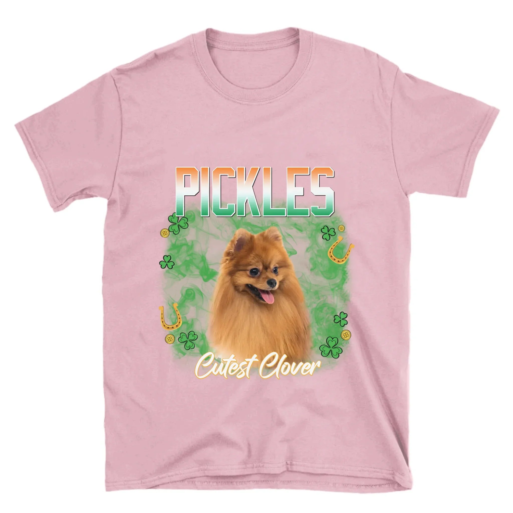 Personalized St. Patrick's Day Pet Photo T-Shirt