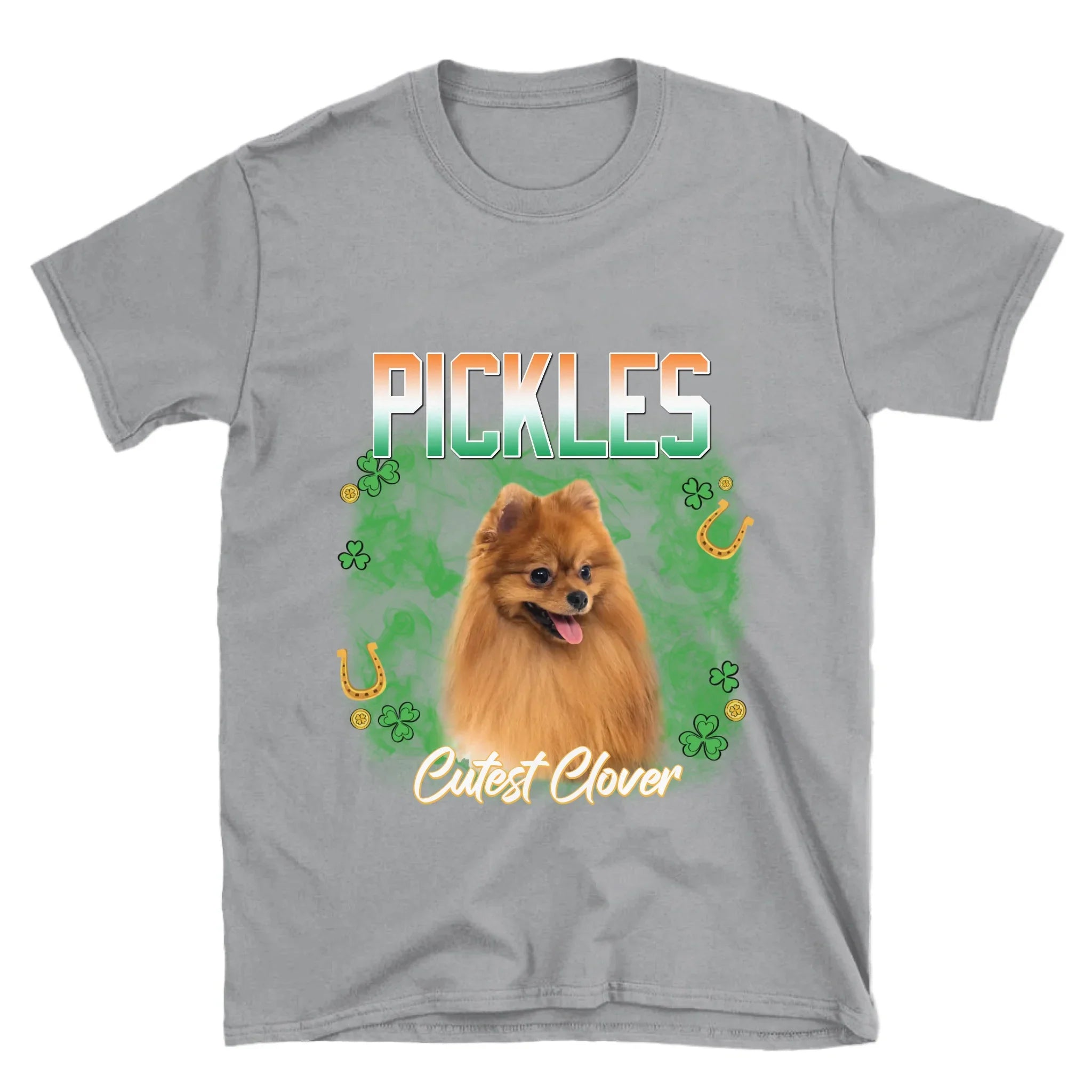 Personalized St. Patrick's Day Pet Photo T-Shirt