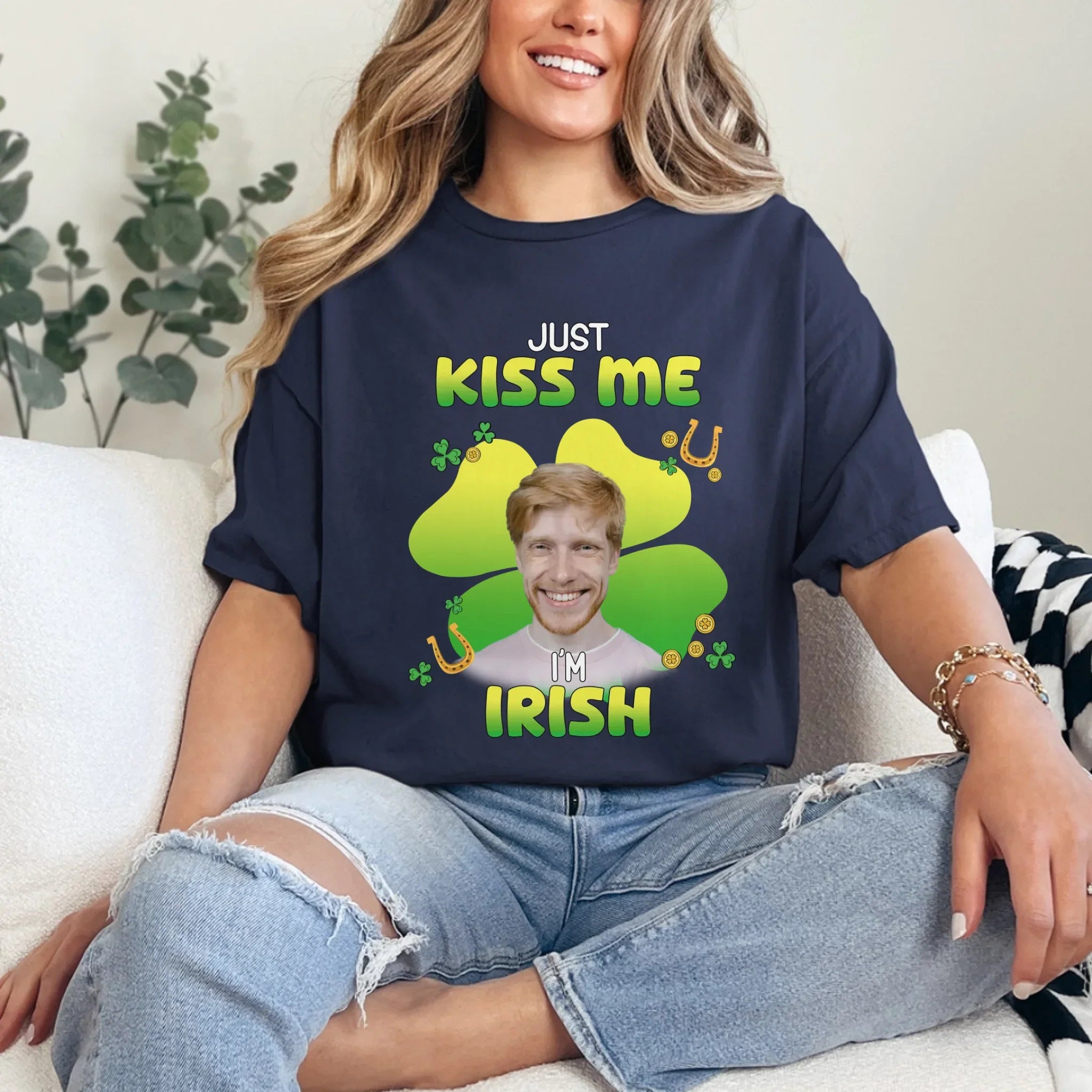 Personalized St. Patrick's Day Photo T-Shirt
