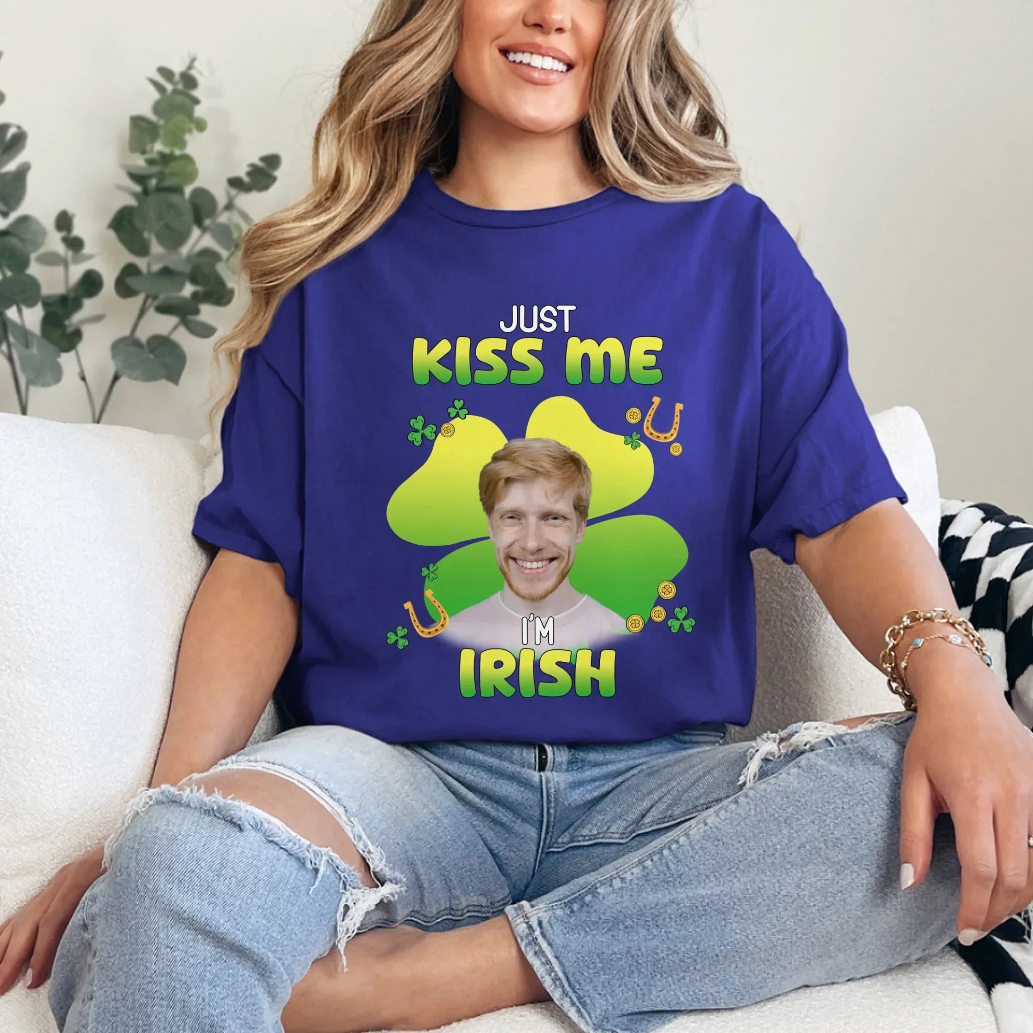 Personalized St. Patrick's Day Photo T-Shirt