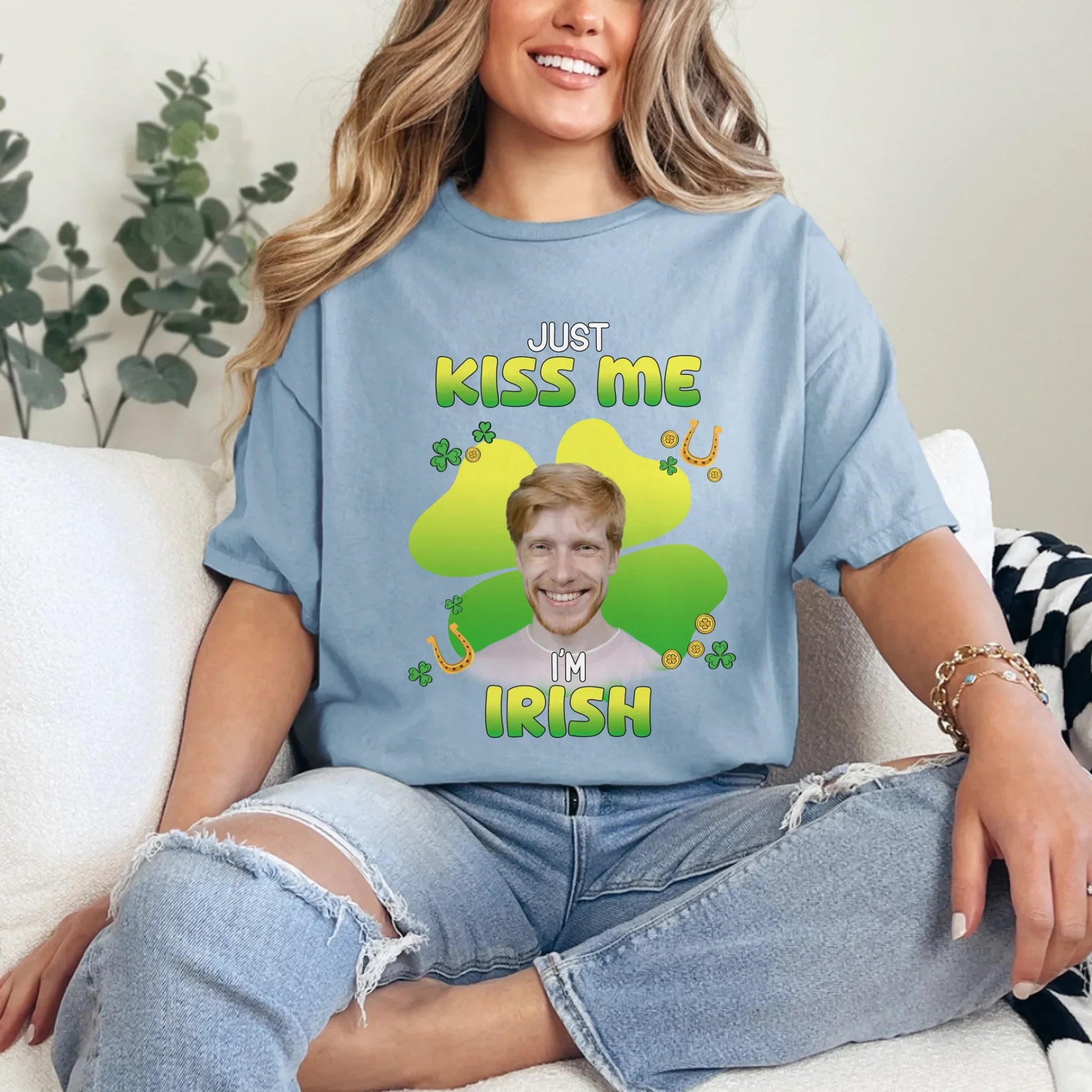 Personalized St. Patrick's Day Photo T-Shirt