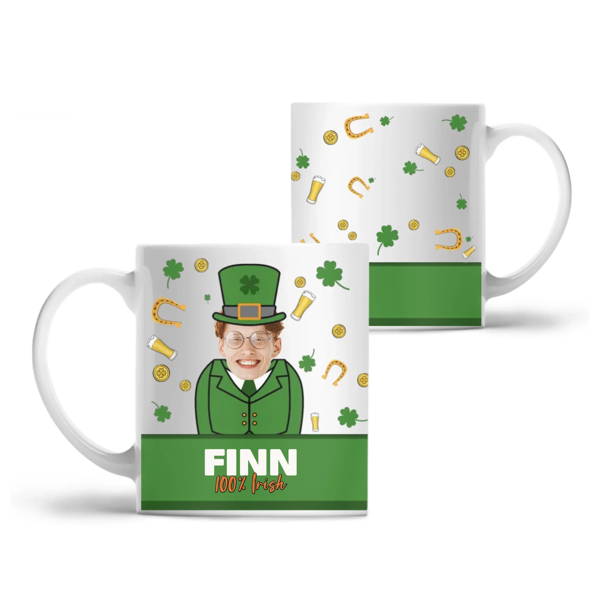 Personalized St. Patrick's Day Photo Mug
