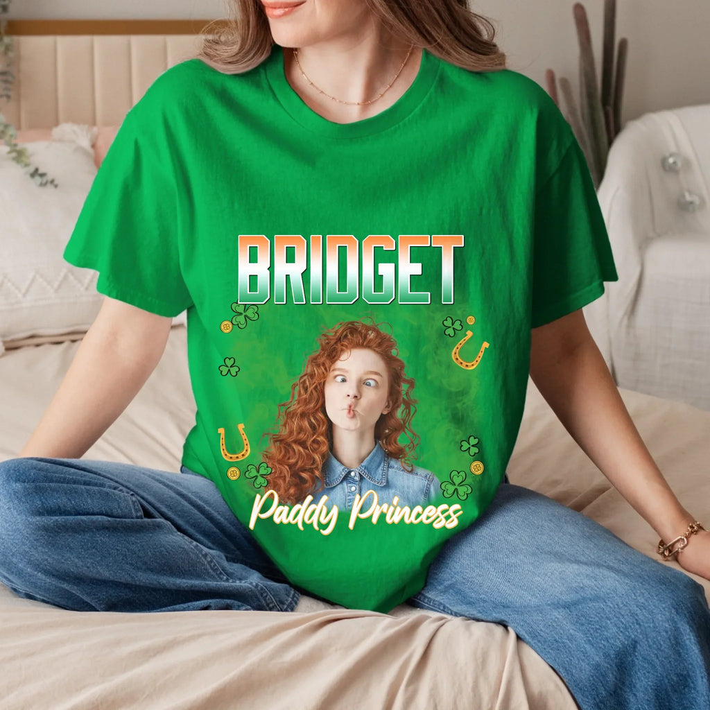 Personalized St. Patrick's Day Human Photo T-Shirt