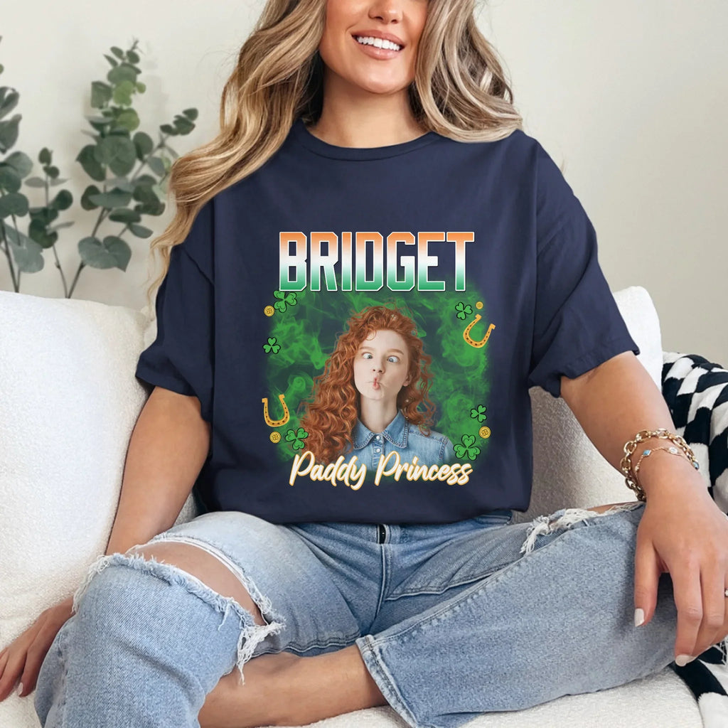 Personalized St. Patrick's Day Human Photo T-Shirt
