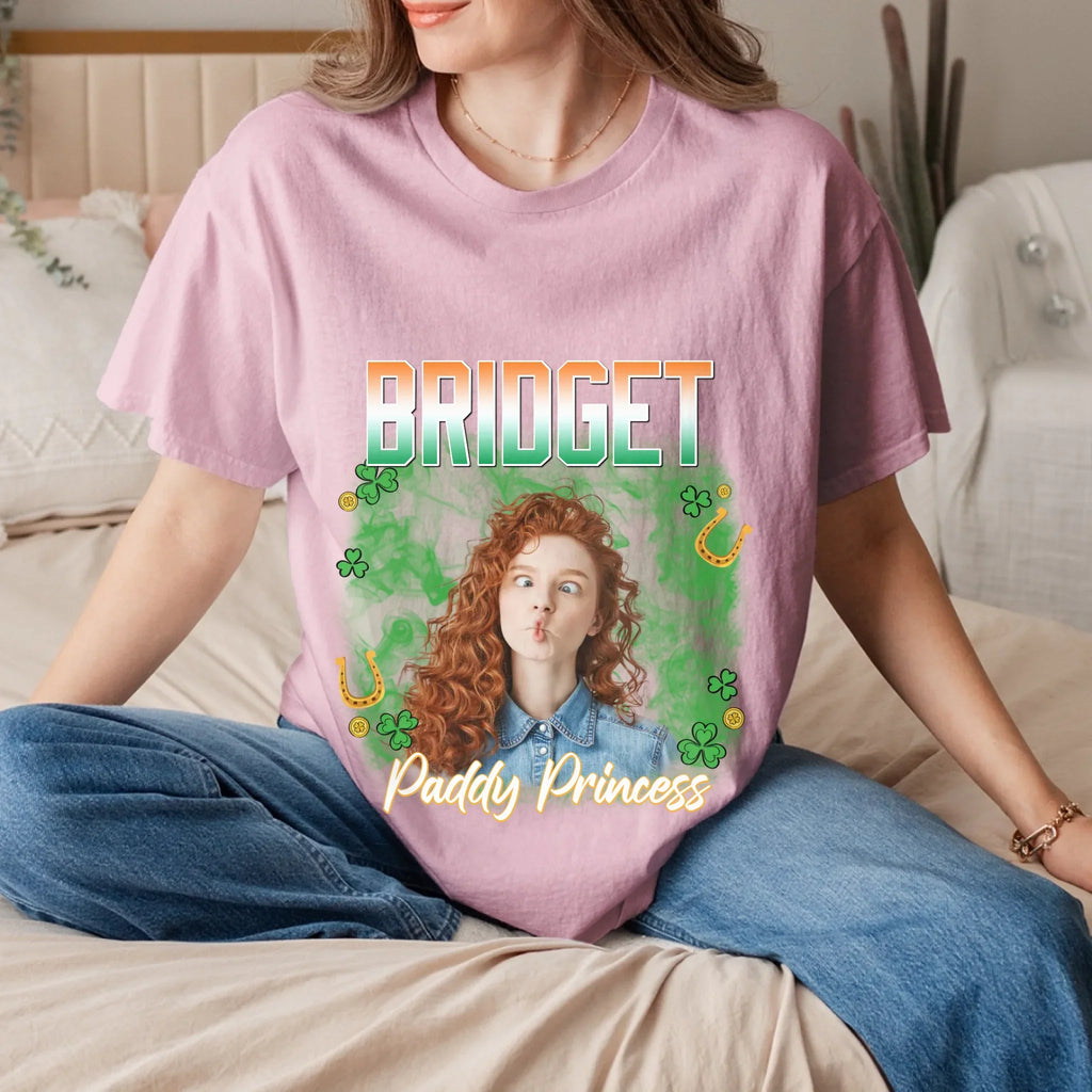 Personalized St. Patrick's Day Human Photo T-Shirt