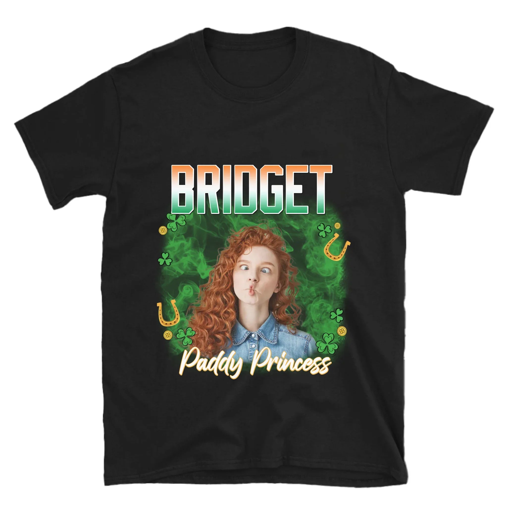 Personalized St. Patrick's Day Human Photo T-Shirt