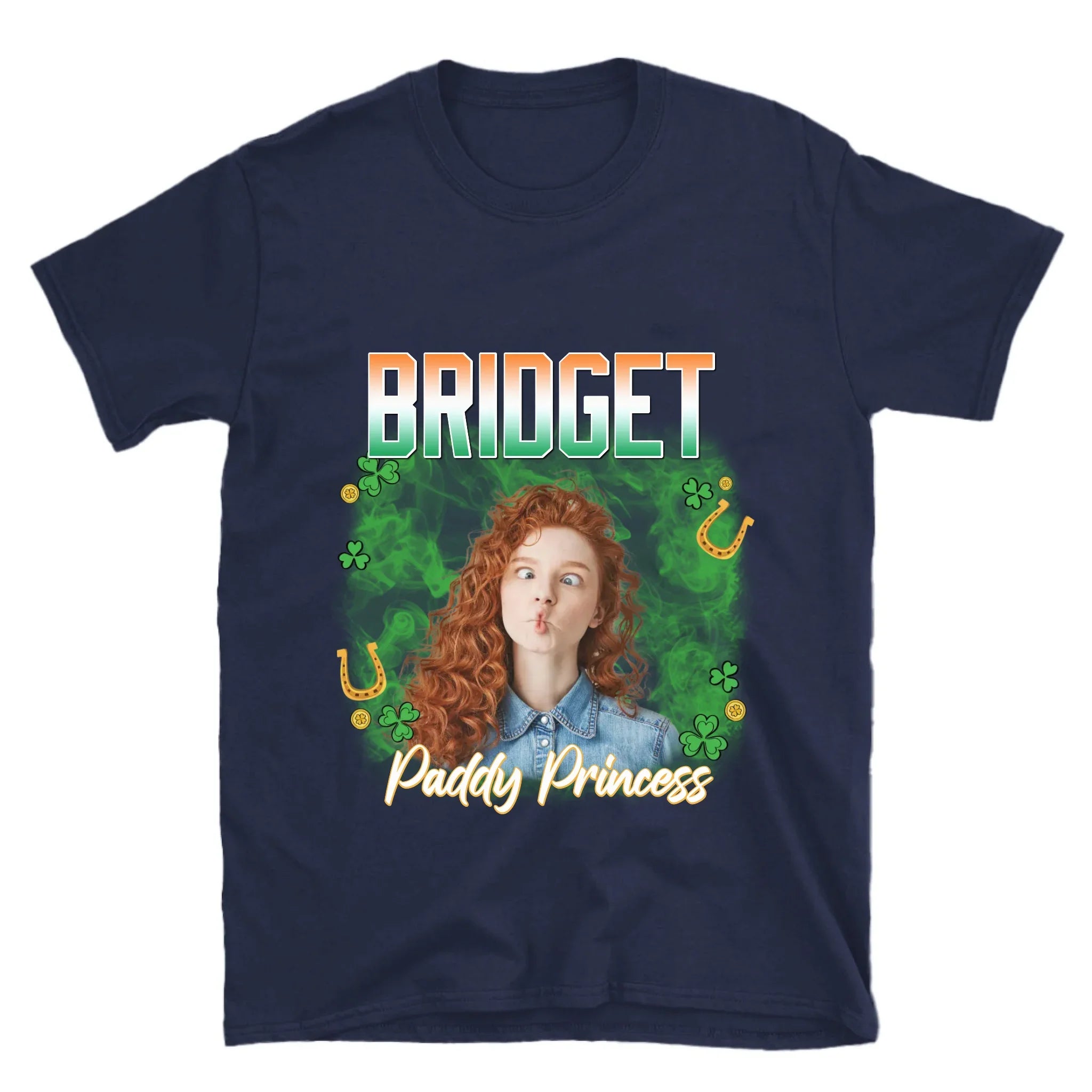Personalized St. Patrick's Day Human Photo T-Shirt