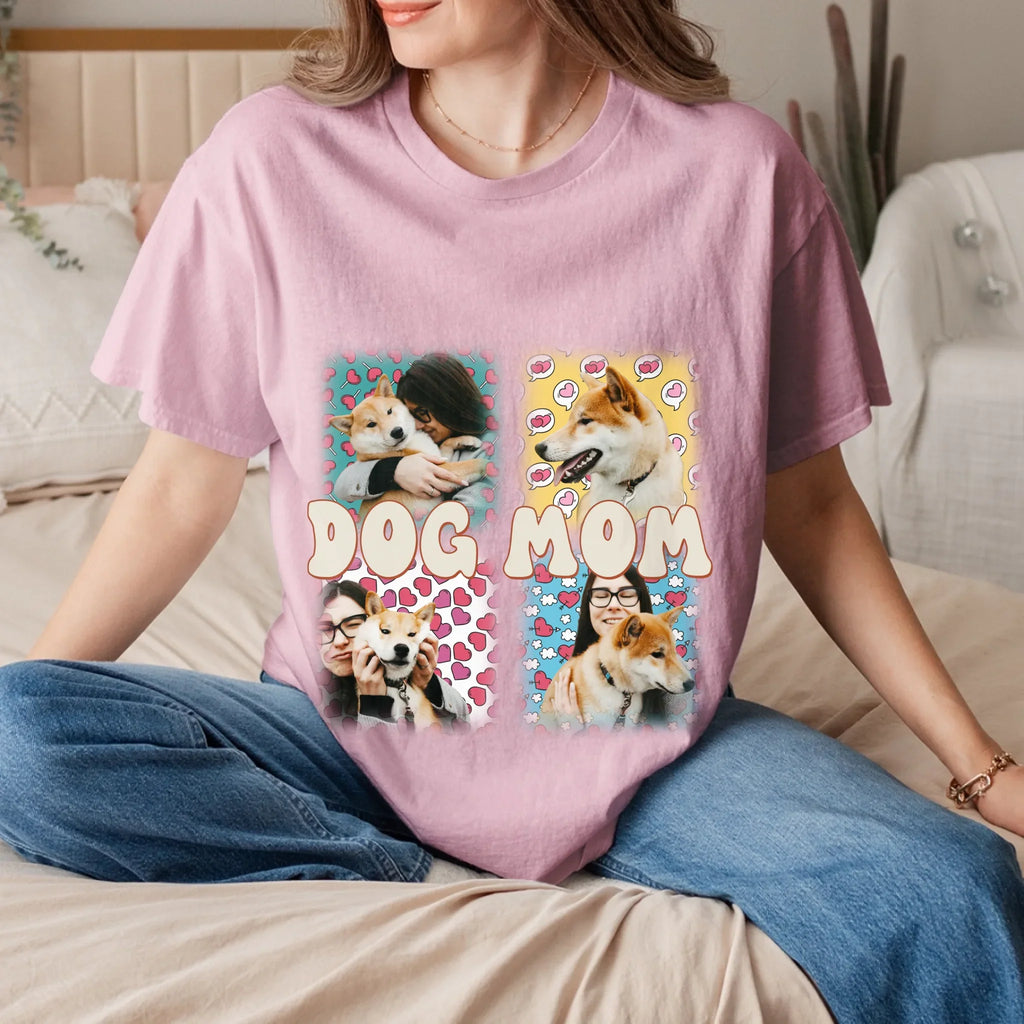Pet Mom Window Pane T-shirt