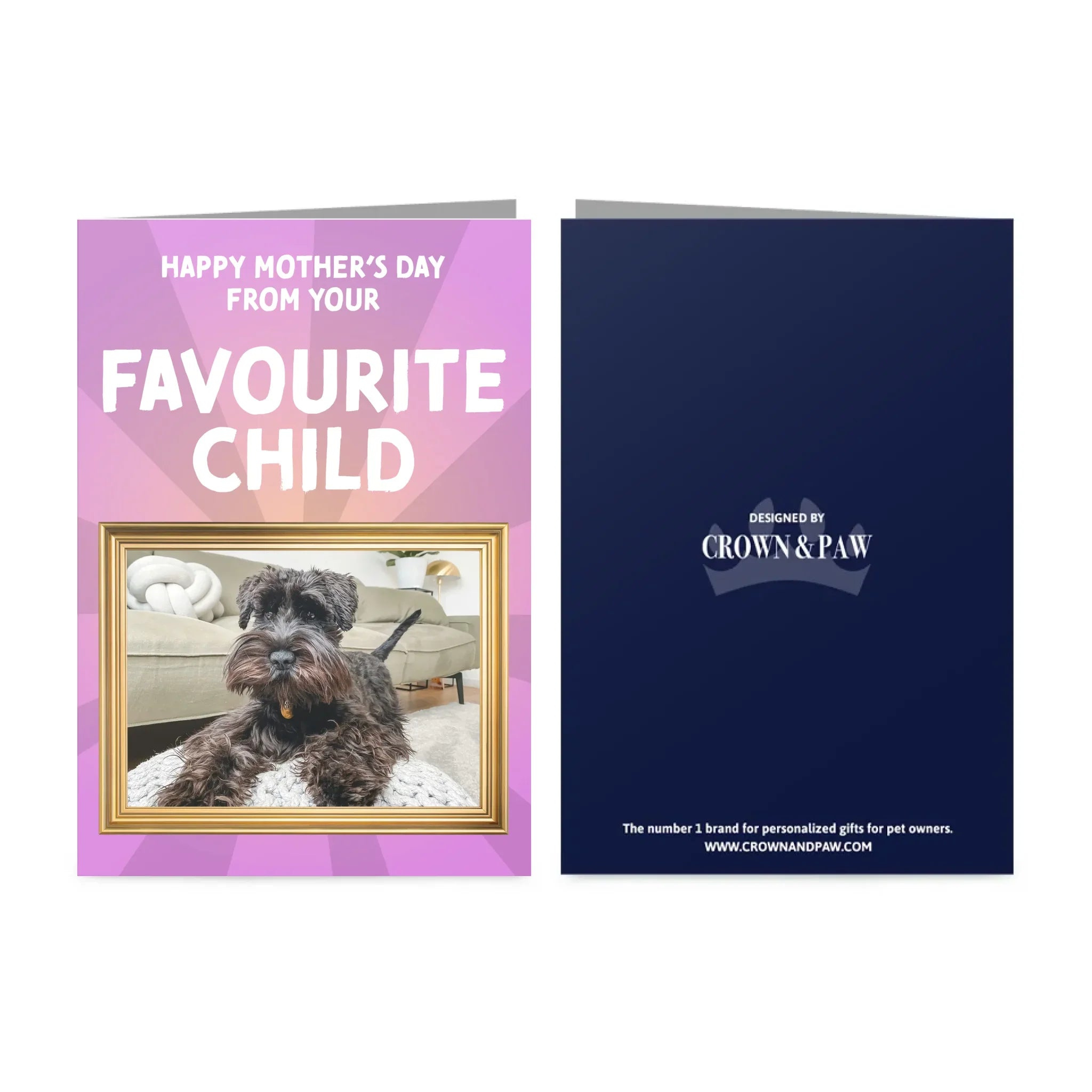 Custom Favorite Child Mother’s Day Greetings Card