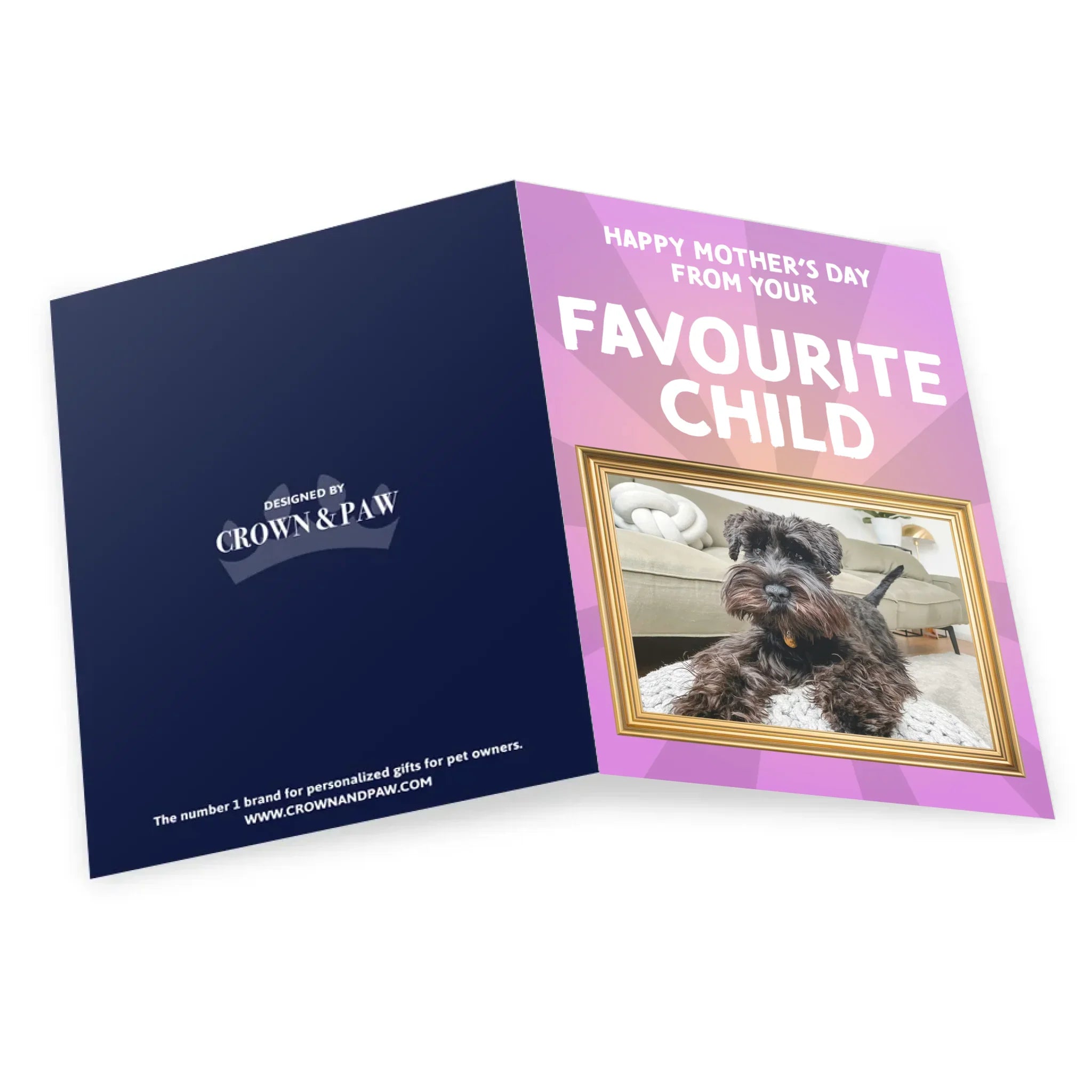 Custom Favorite Child Mother’s Day Greetings Card
