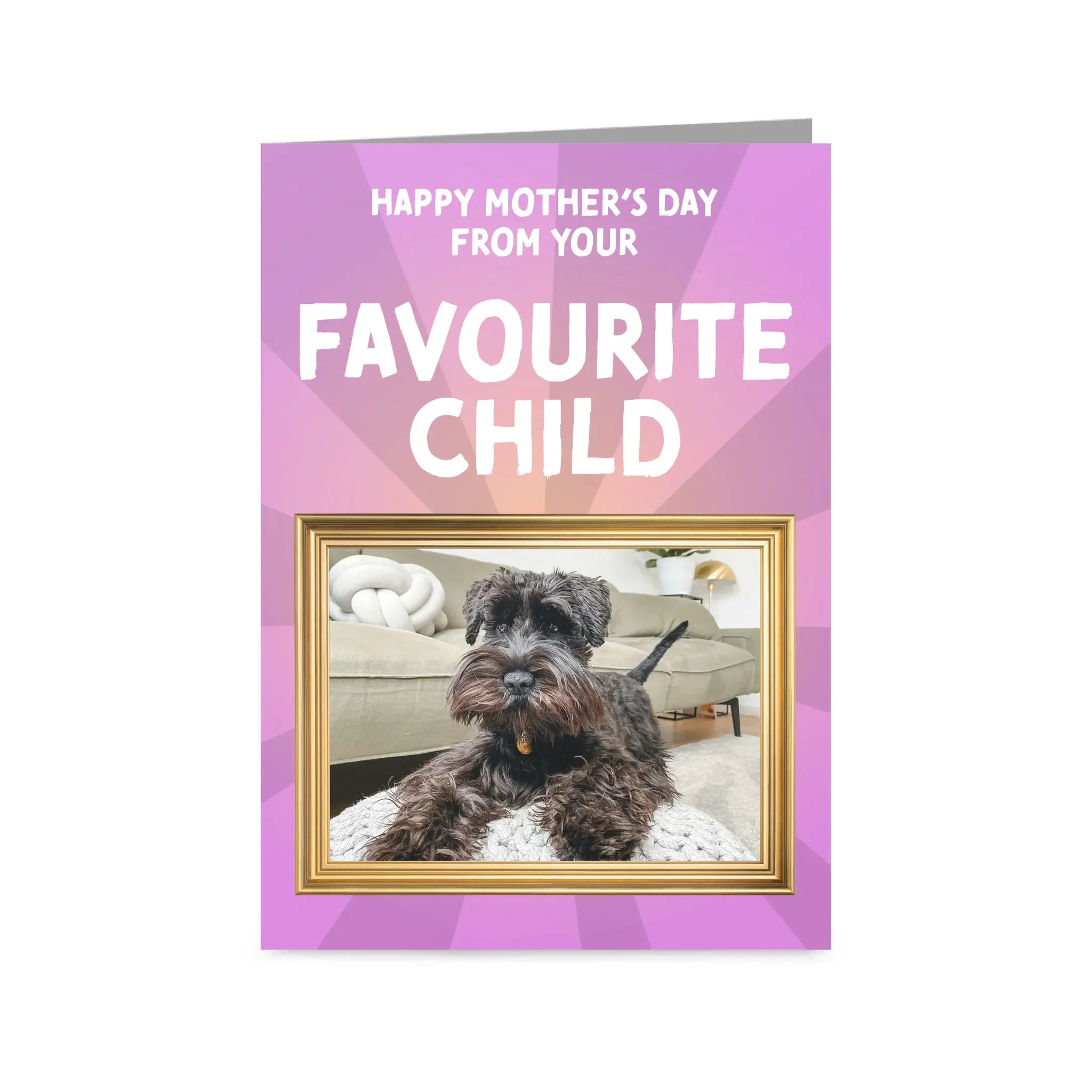 Custom Favorite Child Mother’s Day Greetings Card